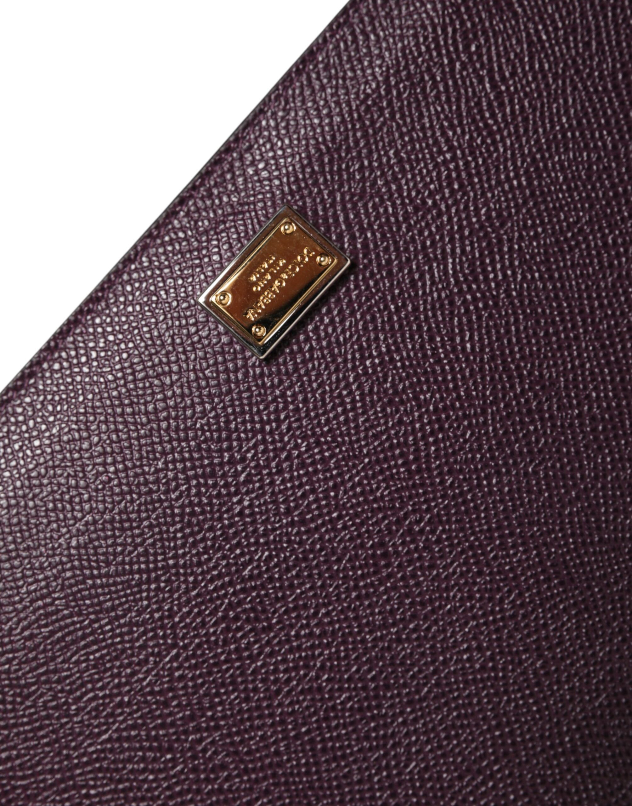 Dark Leather Logo Plaque Cover Sleeve Tablet Men's Case (Pre-Owned) - Dolce & Gabbana - Modalova