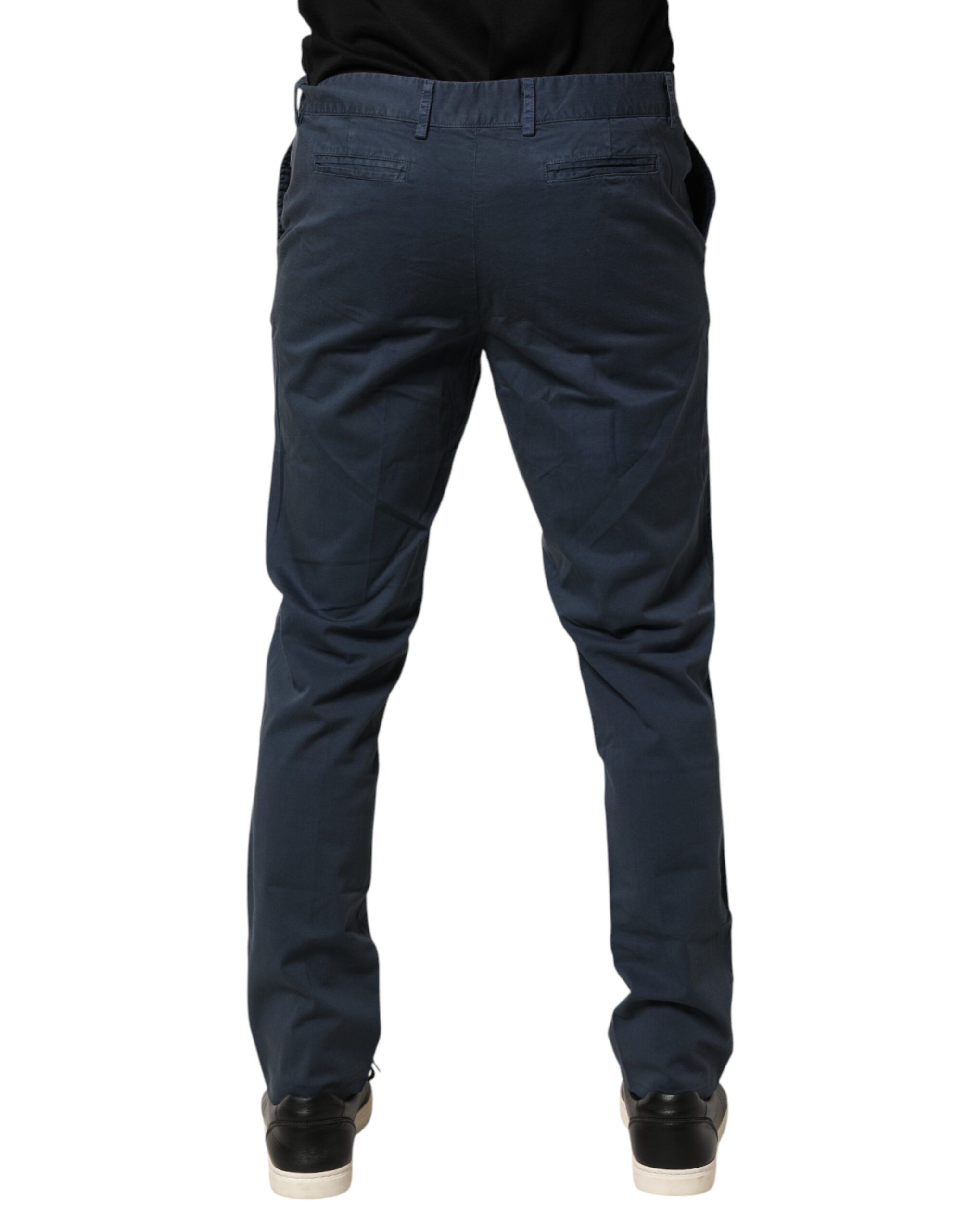 Skinny Fit Mid Waist Men Chino Trouser Men's Pants (Pre-Owned) - Master Coat - Modalova