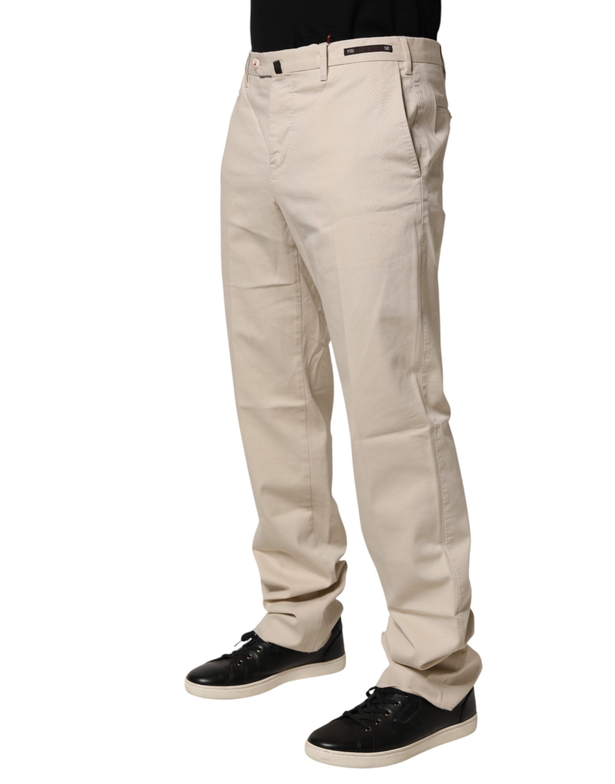 Men Chino Mid Waist Straight Dress Trouser Men's Pants (Pre-Owned) - PT01 - Modalova