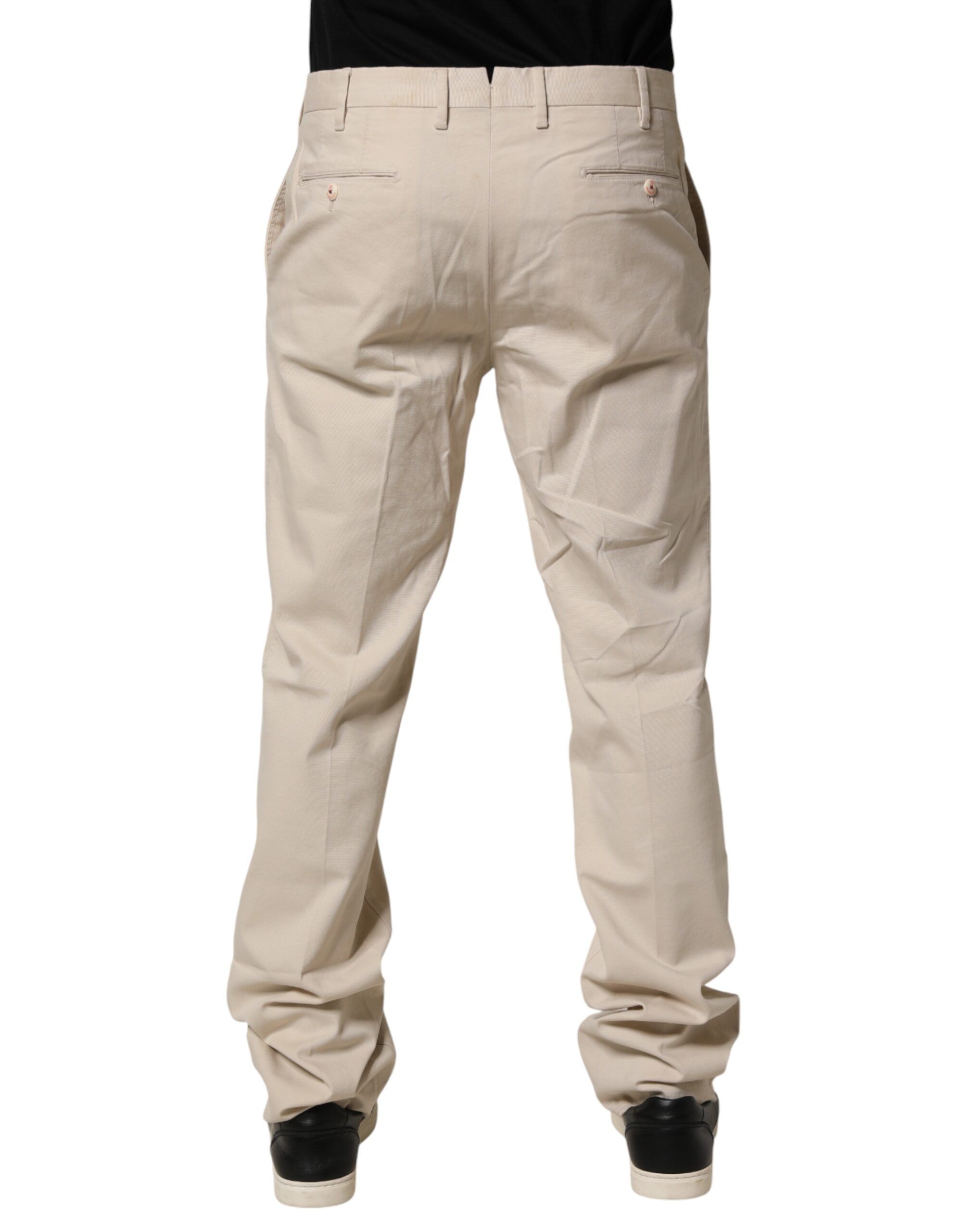 Men Chino Mid Waist Straight Dress Trouser Men's Pants (Pre-Owned) - PT01 - Modalova