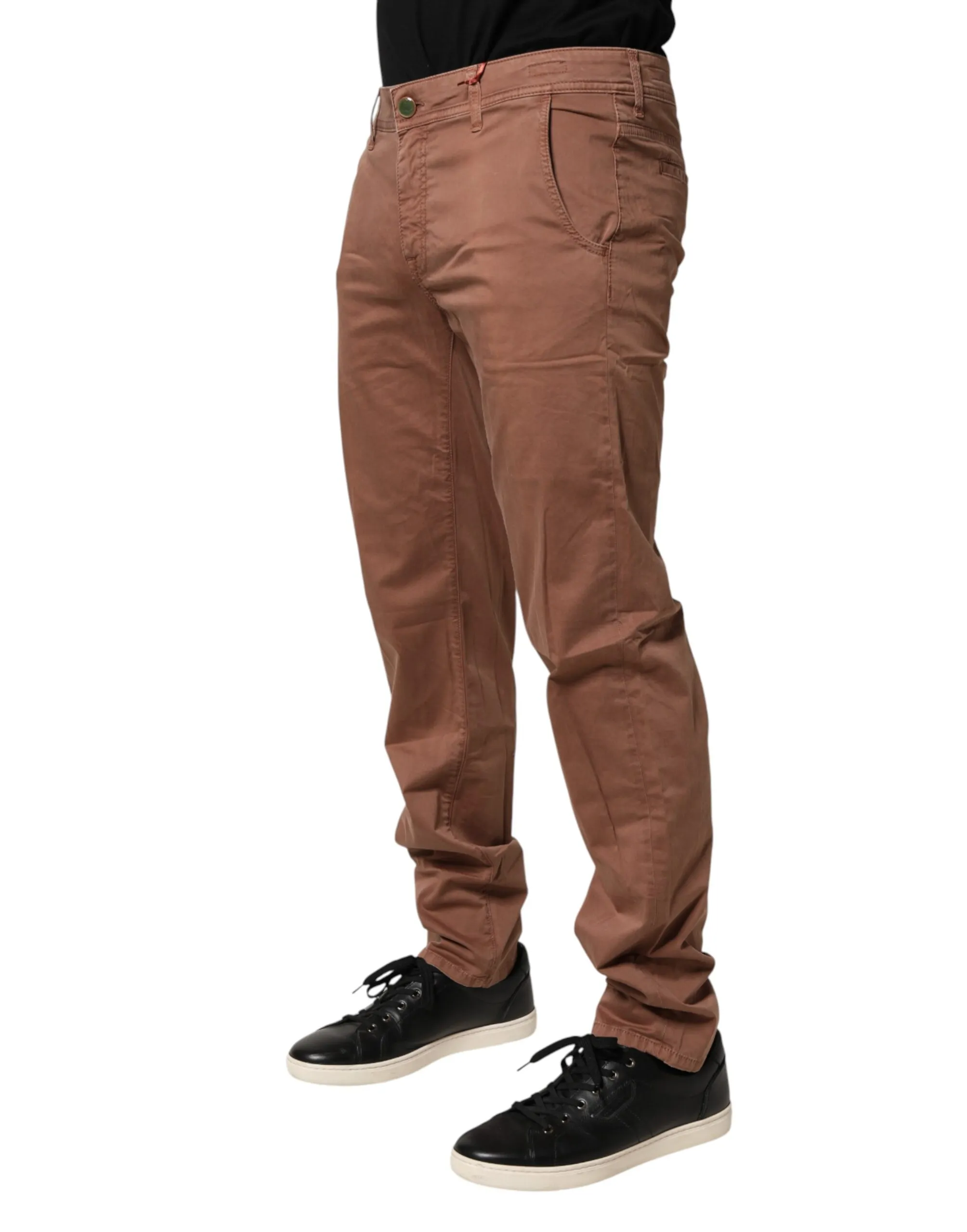 Mid Waist Skinny Fit Denim Men Trouser Men's Jeans (Pre-Owned) - Barba Napoli - Modalova