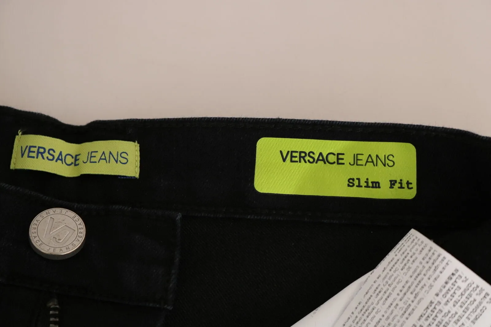 Dark Dora Slim Fit Denim Women's Pants - Versace Jeans Couture - Modalova