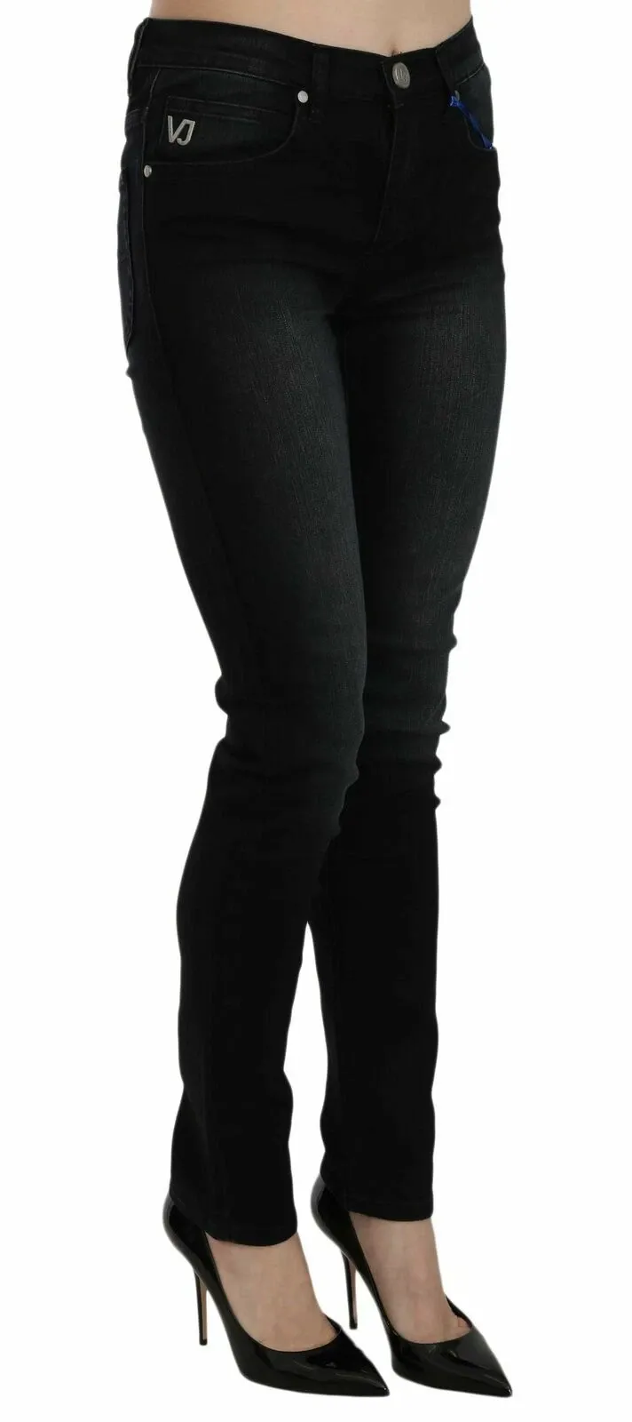 Dark Dora Slim Fit Denim Women's Pants - Versace Jeans Couture - Modalova