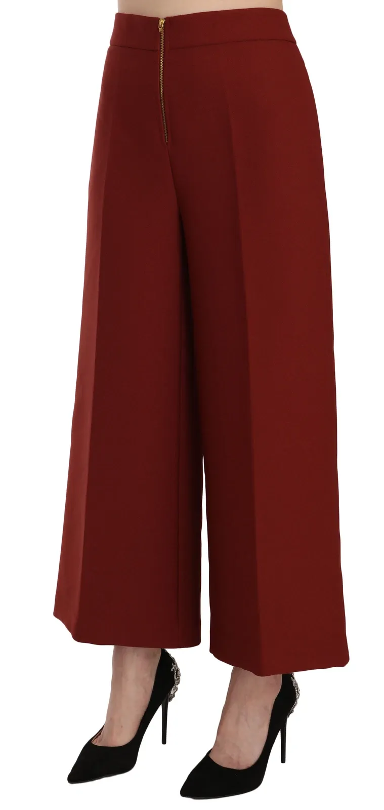 High Waist Cropped Flared Dress Formal Trouser Women's Pants - Jucca - Modalova
