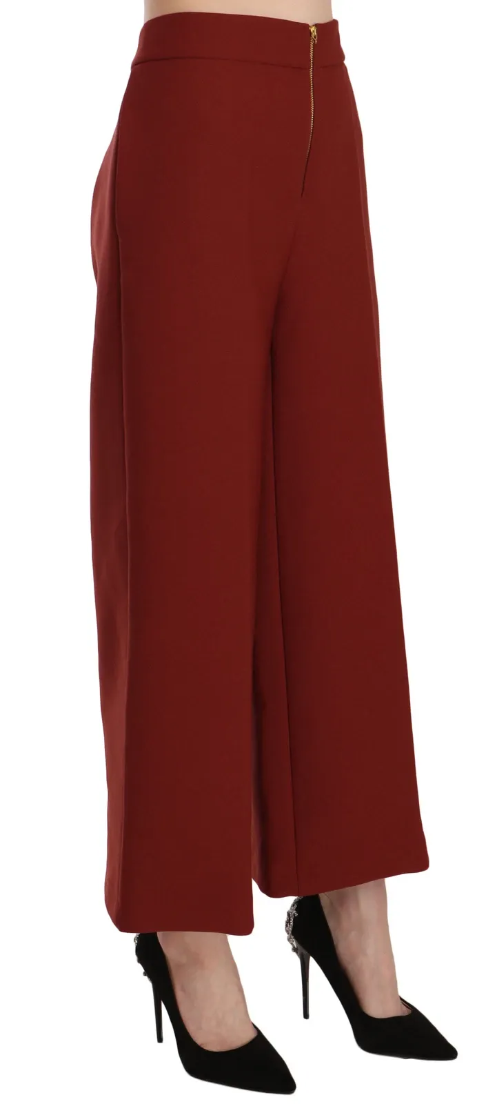 High Waist Cropped Flared Dress Formal Trouser Women's Pants - Jucca - Modalova