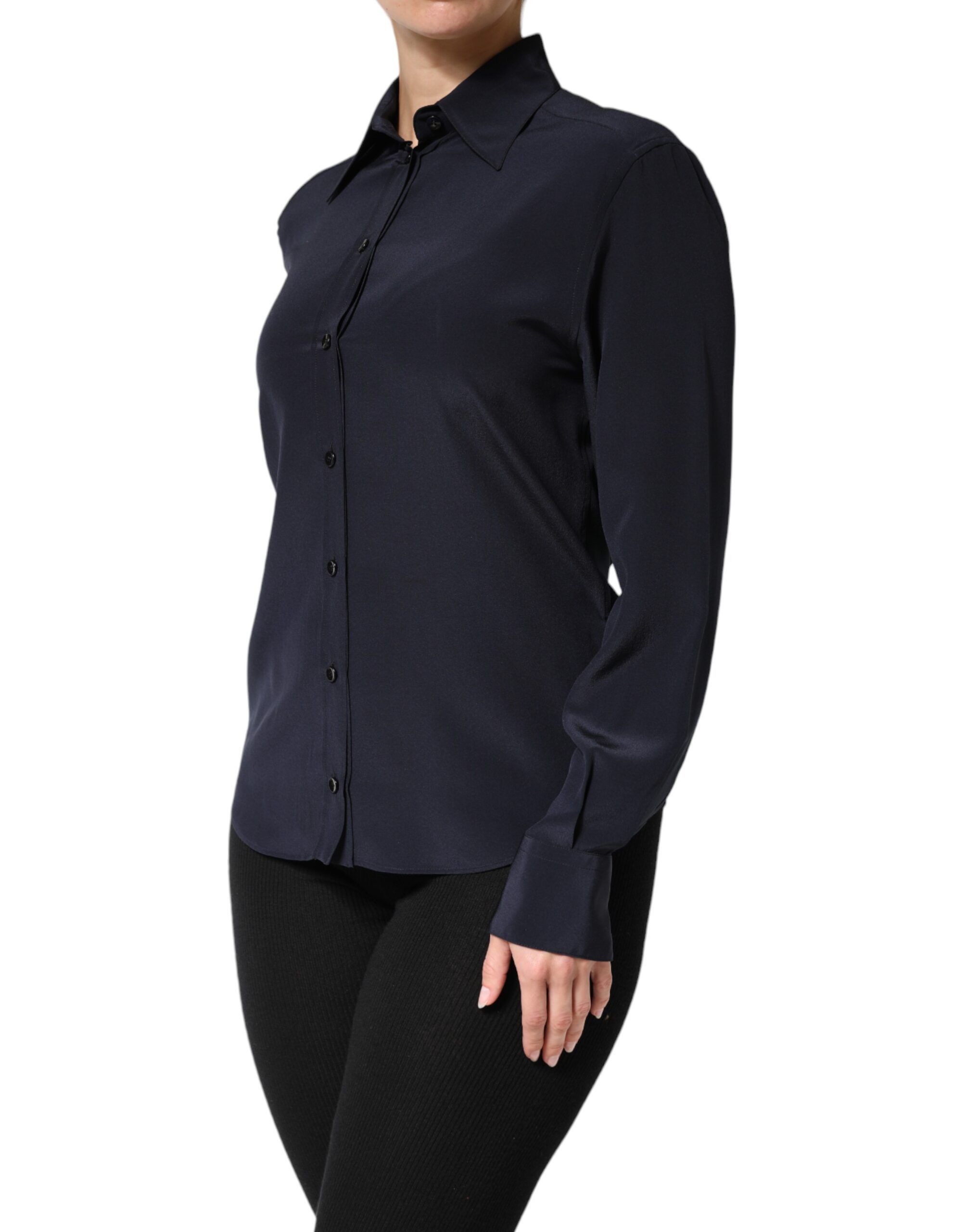Collared Long Sleeves Dress Shirt Women's Top (Pre-Owned) - Dolce & Gabbana - Modalova