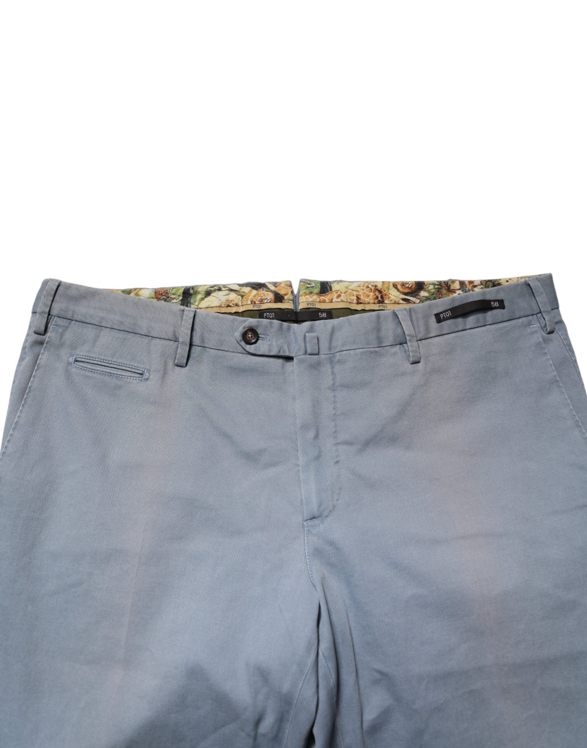 Men Chino Mid Waist Tapered Fit Trouser Men's Pants (Pre-Owned) - PT01 - Modalova