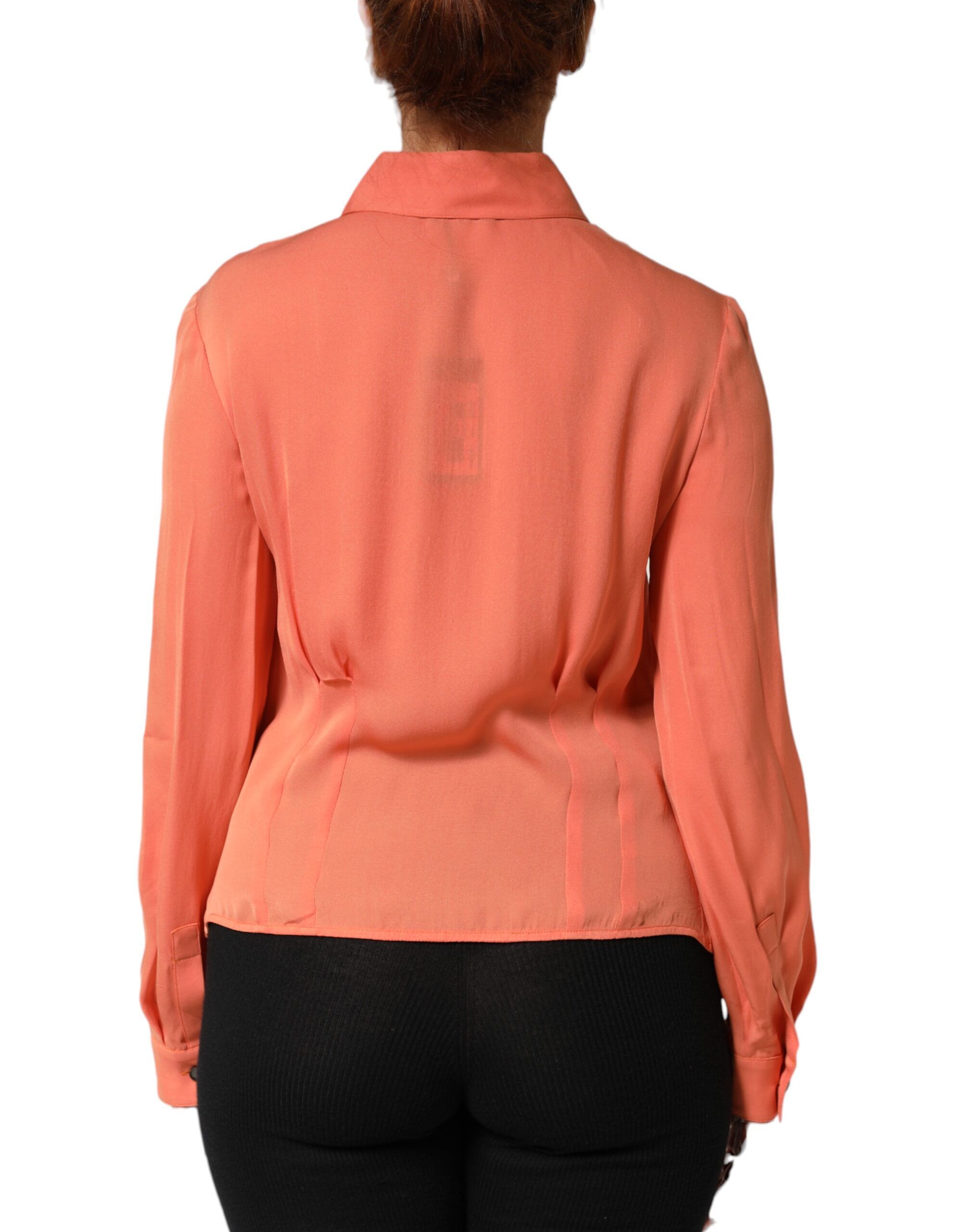 Collared Button Down Long Sleeves Women's Top - Emporio Armani - Modalova