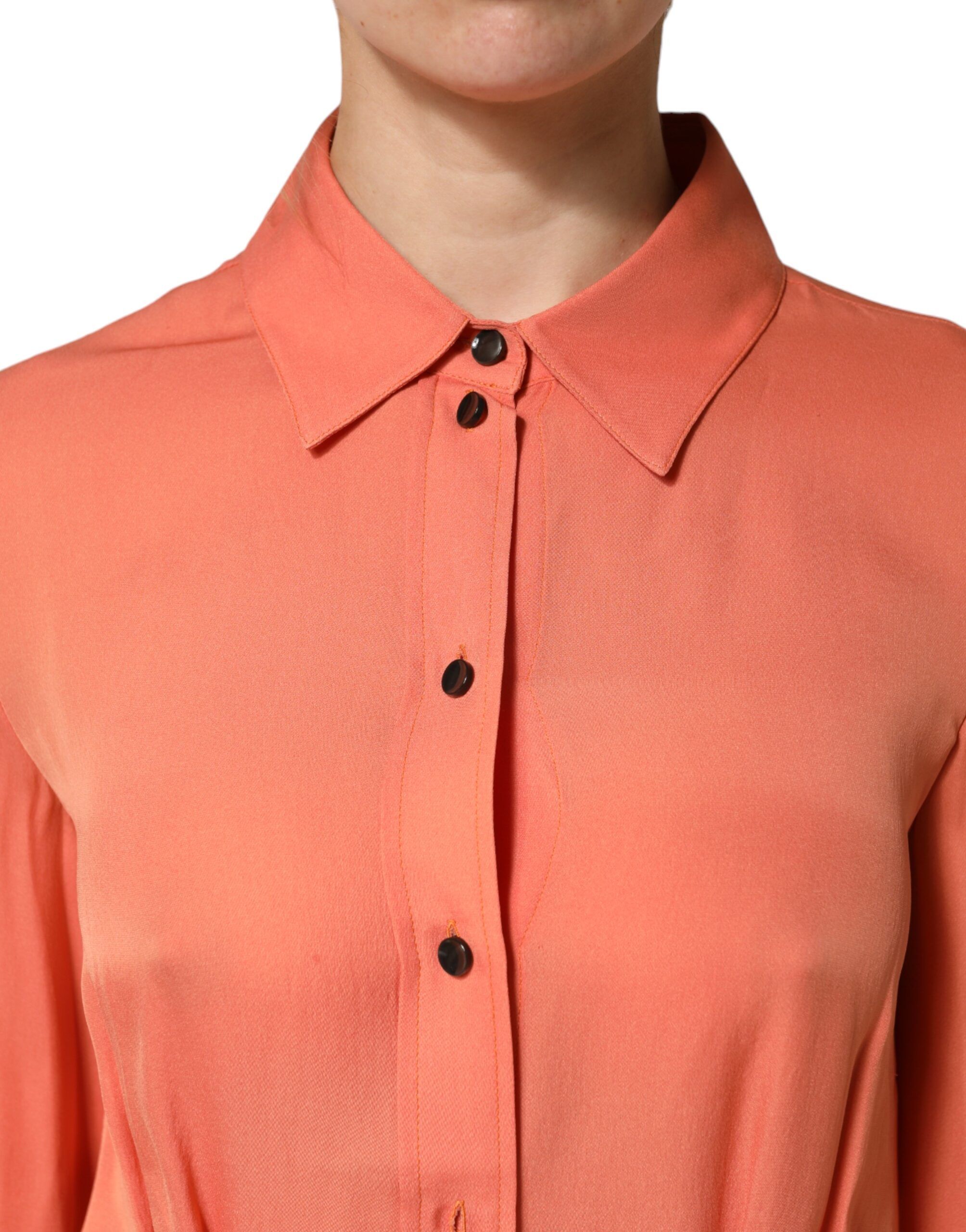 Collared Button Down Long Sleeves Women's Top - Emporio Armani - Modalova