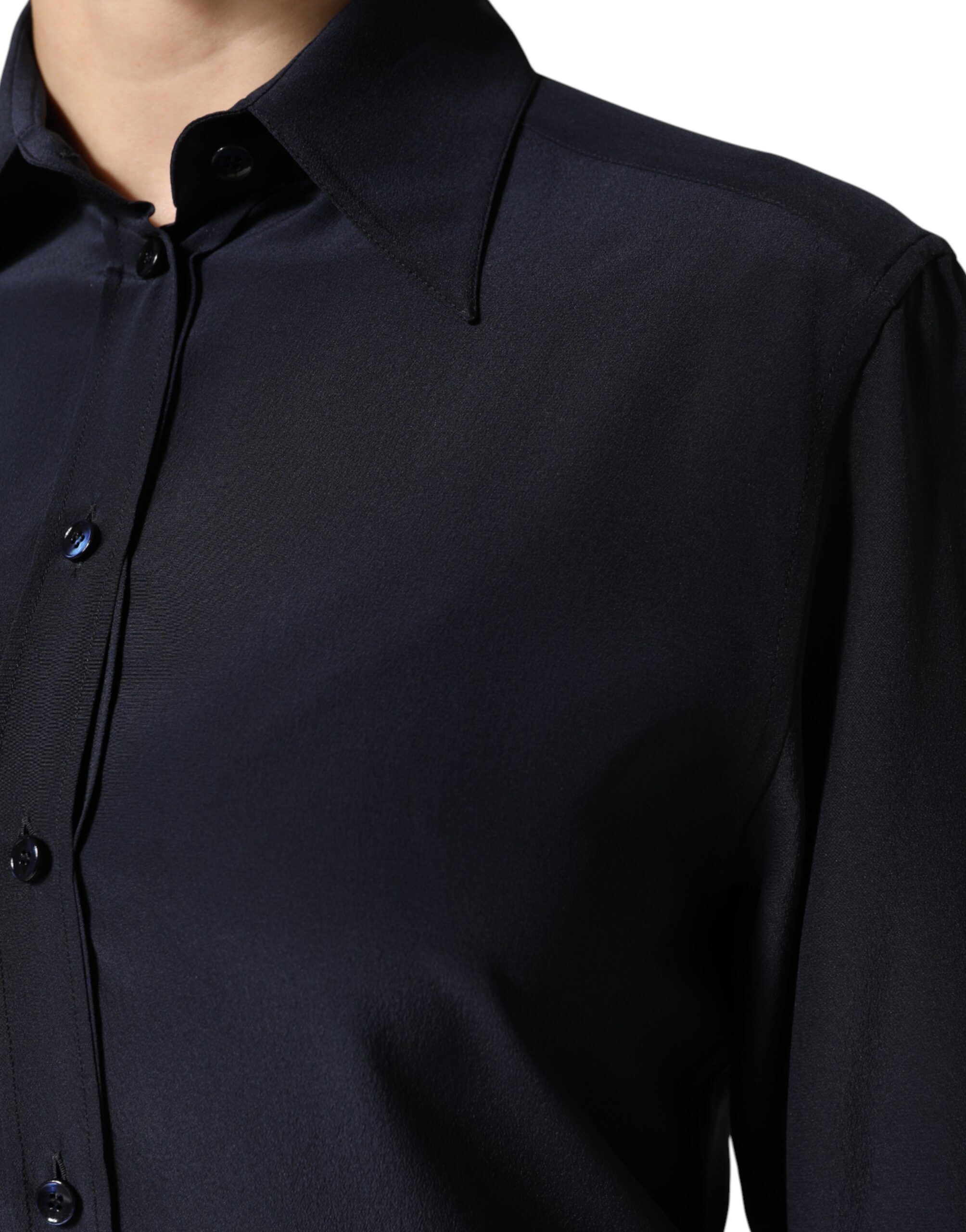 Collared Long Sleeves Dress Shirt Women's Top (Pre-Owned) - Dolce & Gabbana - Modalova