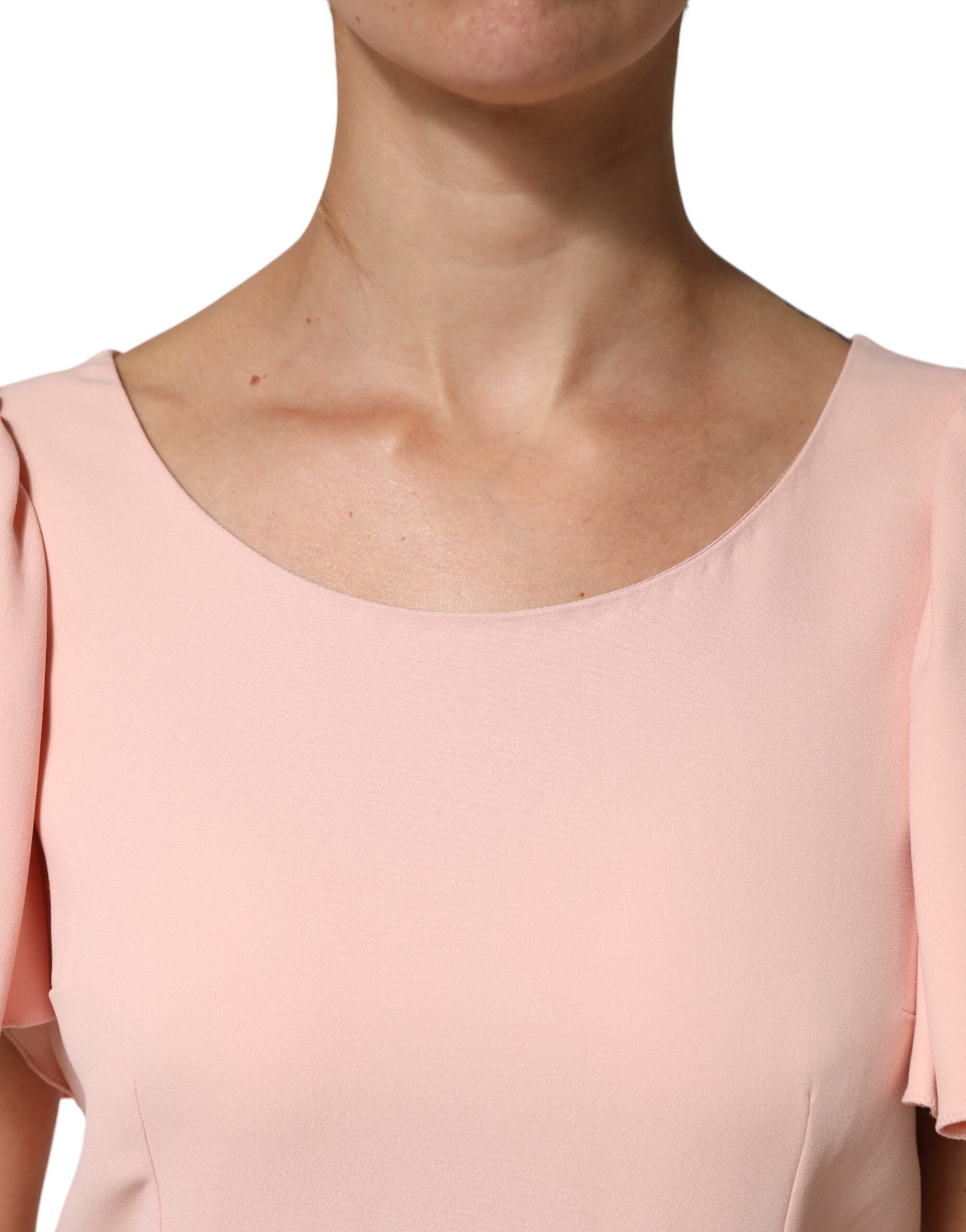 Short Sleeves Round Neck Blouse Women's Top - Dolce & Gabbana - Modalova