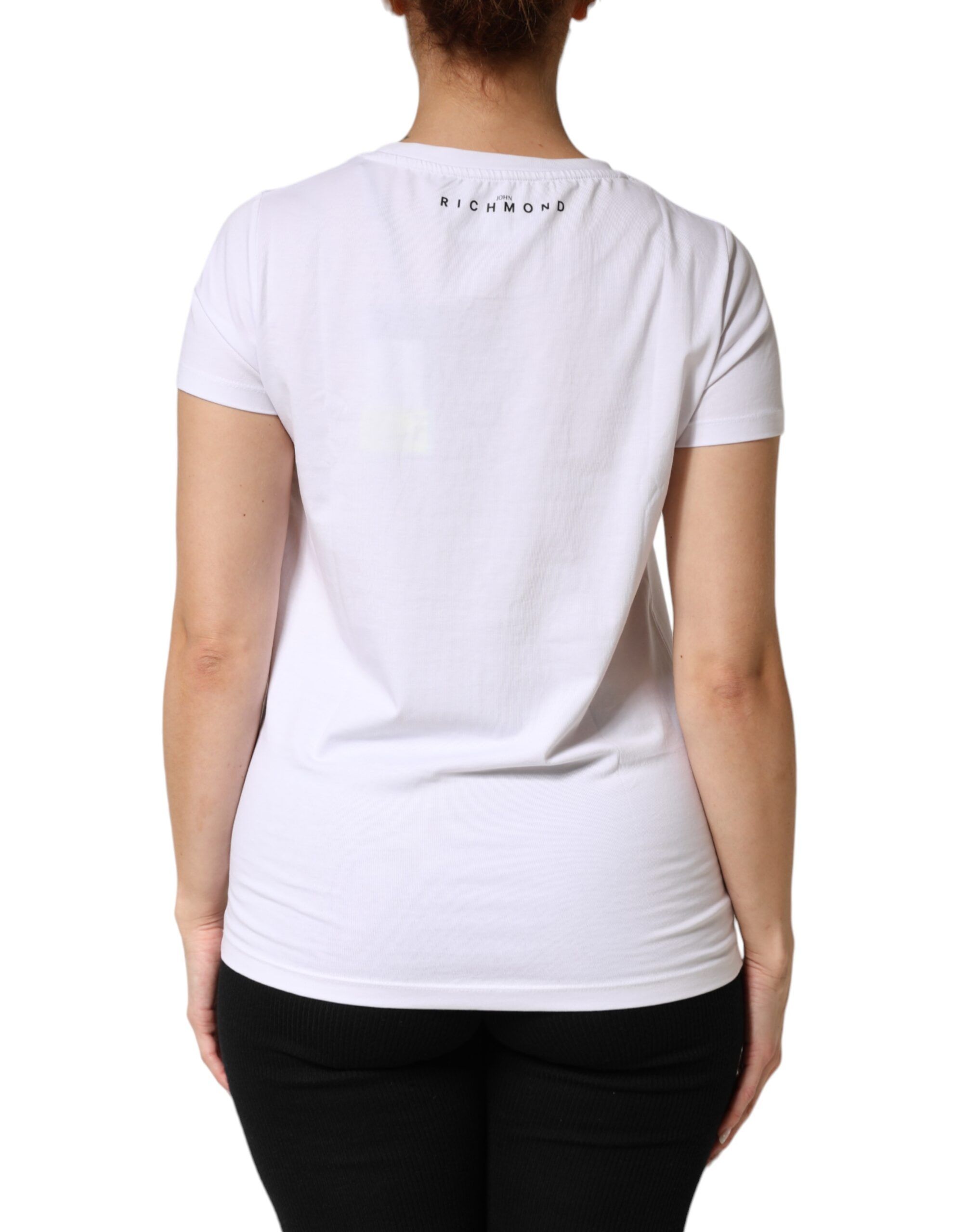 Printed Cotton Stretch Crew Neck Women's T-shirt (Pre-Owned) - John Richmond - Modalova