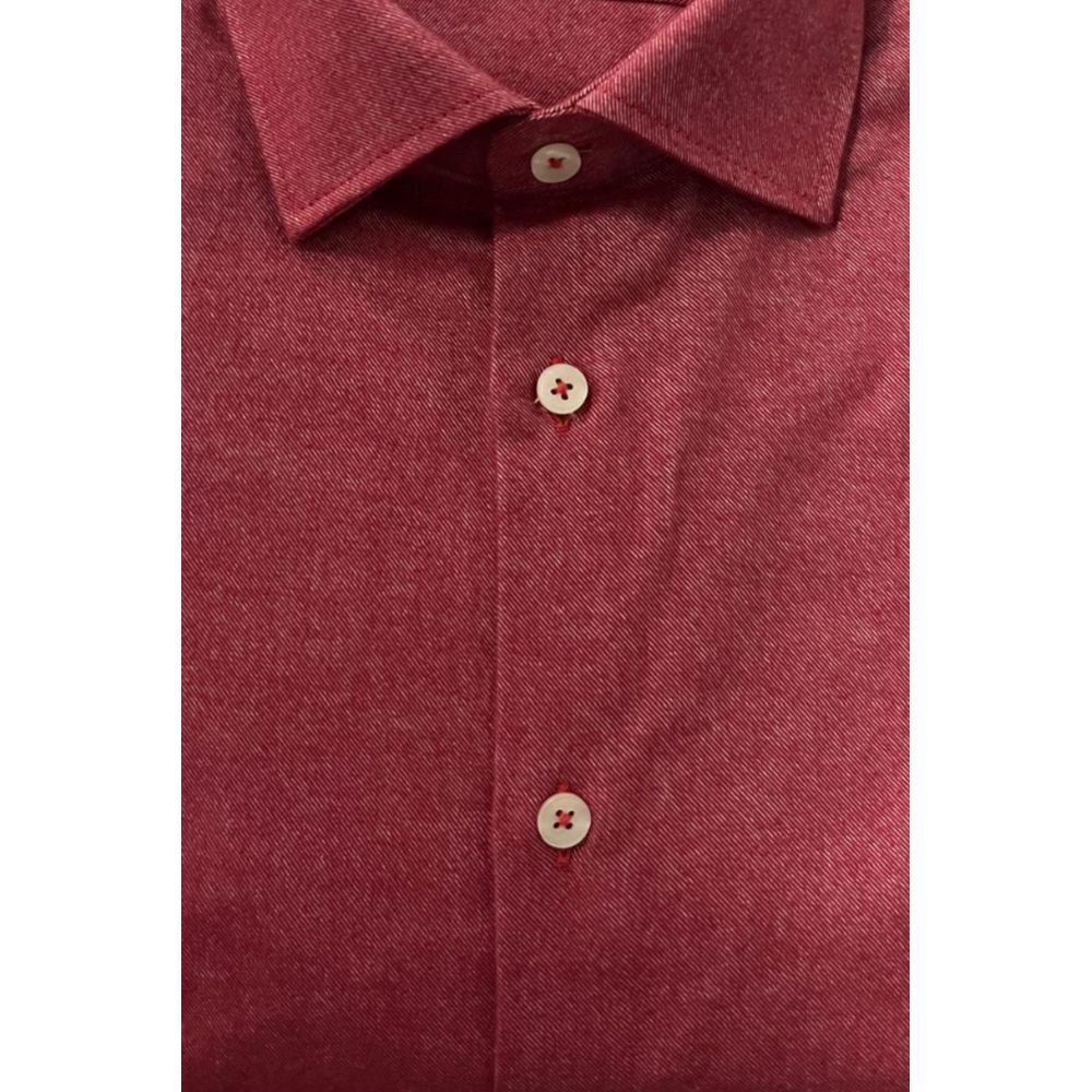 Red Cotton Men's Men's Shirt - Baldinini Trend - Modalova