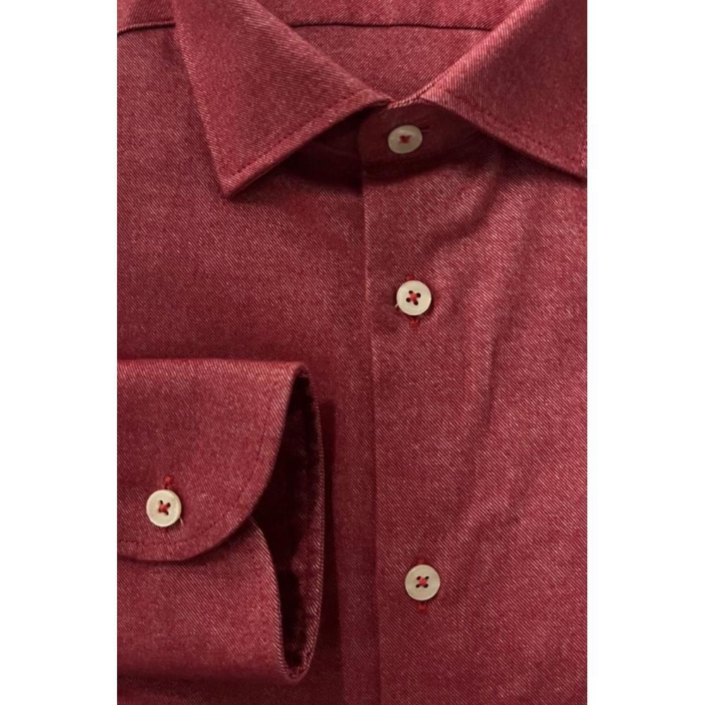 Red Cotton Men's Men's Shirt - Baldinini Trend - Modalova