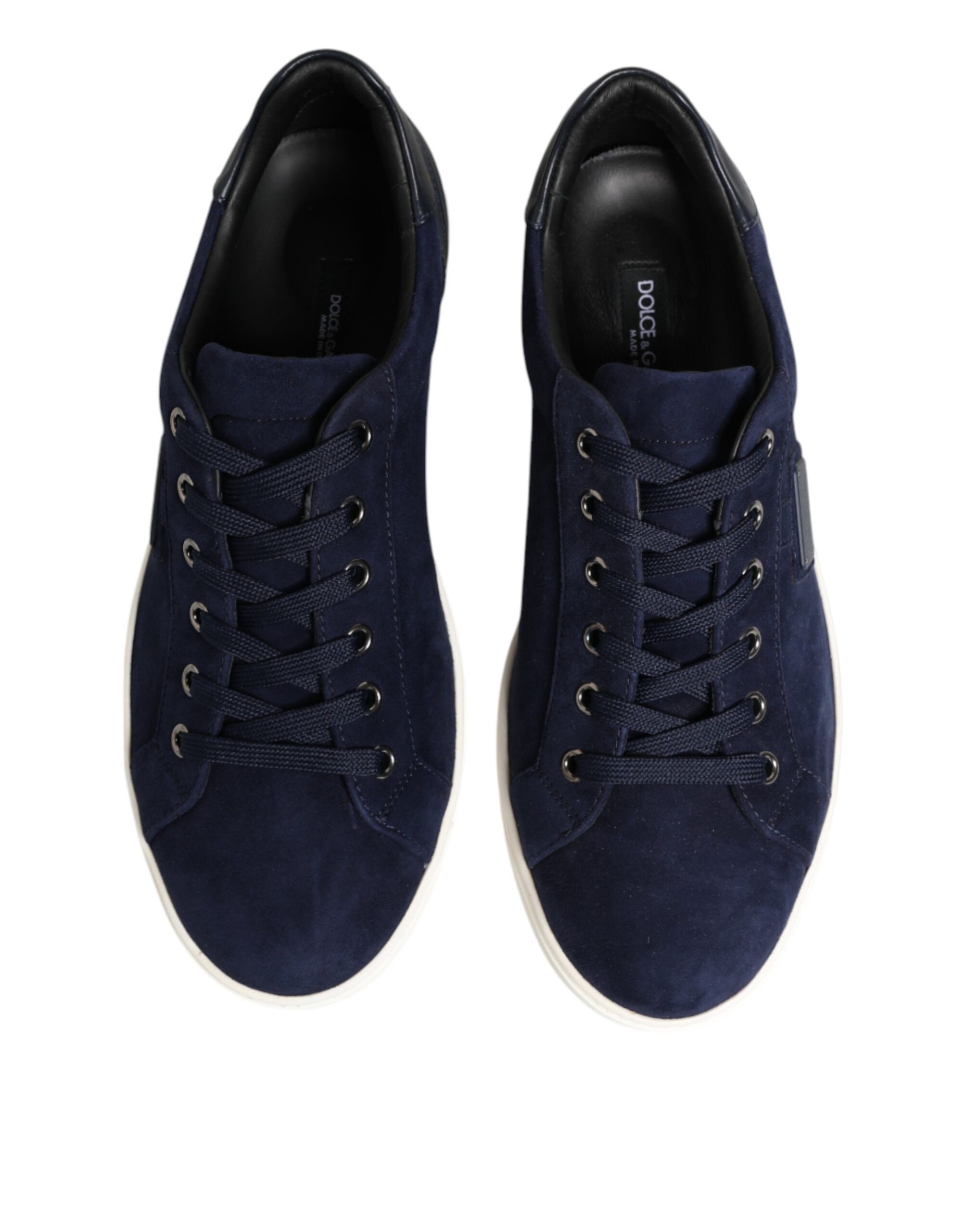 Leather Suede Low Top Sneakers Men's Shoes - Dolce & Gabbana - Modalova