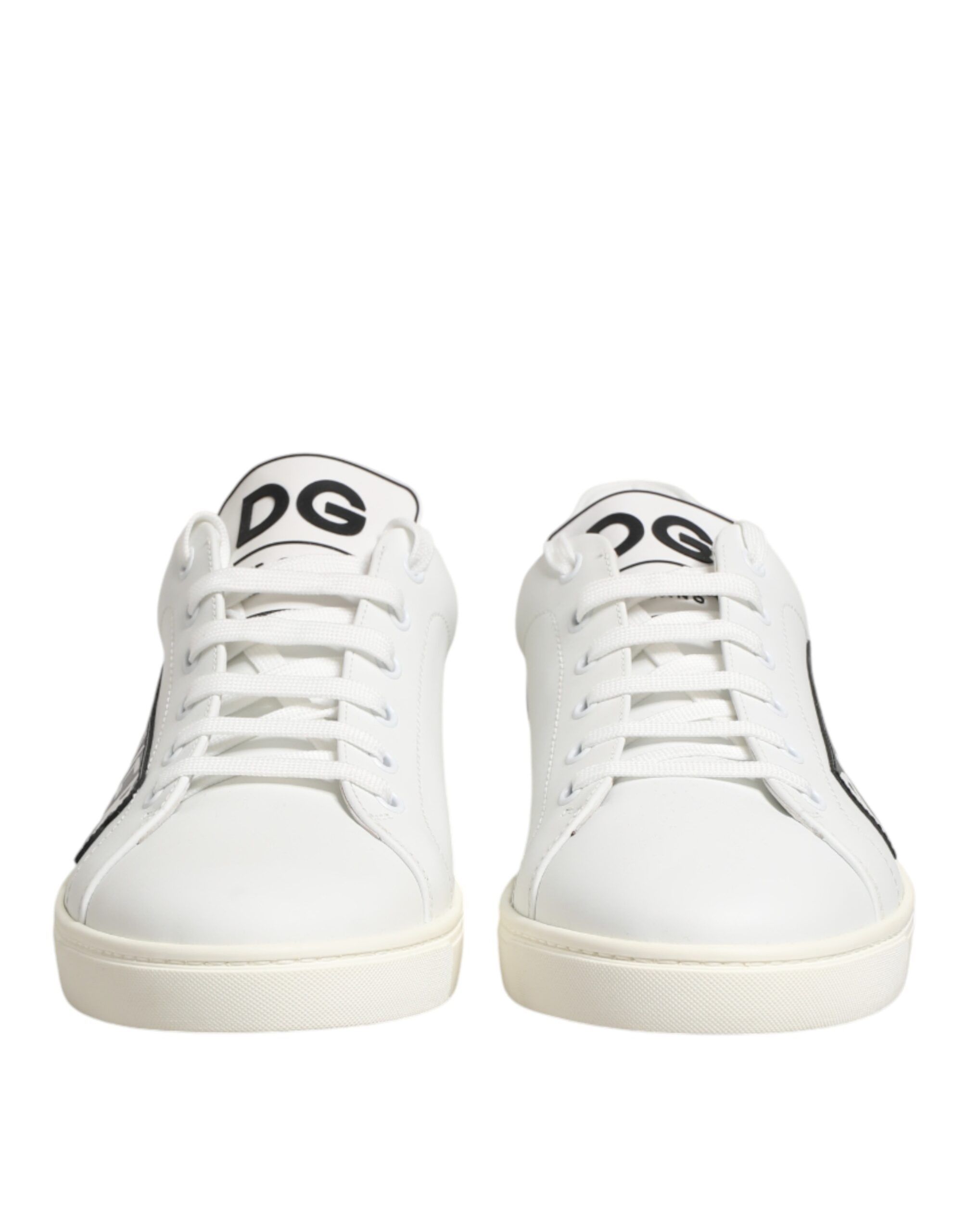 White Prince Leather Low Top Men Sneakers Men's Shoes (Pre-Owned) - Dolce & Gabbana - Modalova