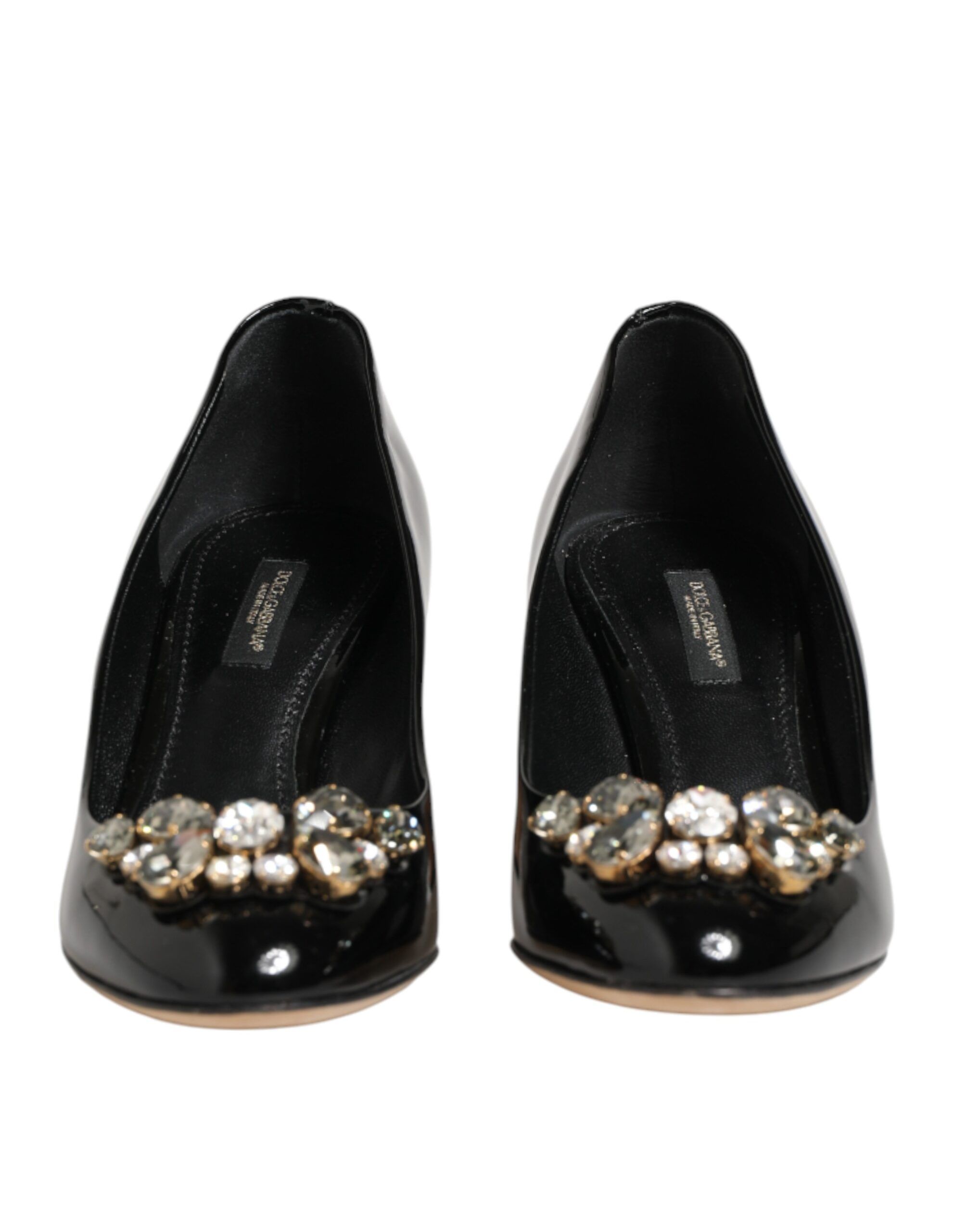 Leather Crystals Heels Pumps Women's Shoes (Pre-Owned) - Dolce & Gabbana - Modalova