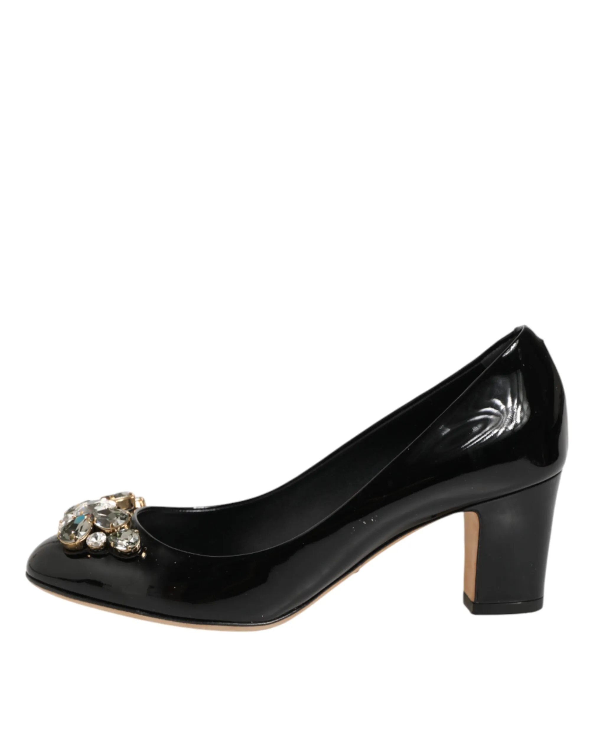 Leather Crystals Heels Pumps Women's Shoes (Pre-Owned) - Dolce & Gabbana - Modalova