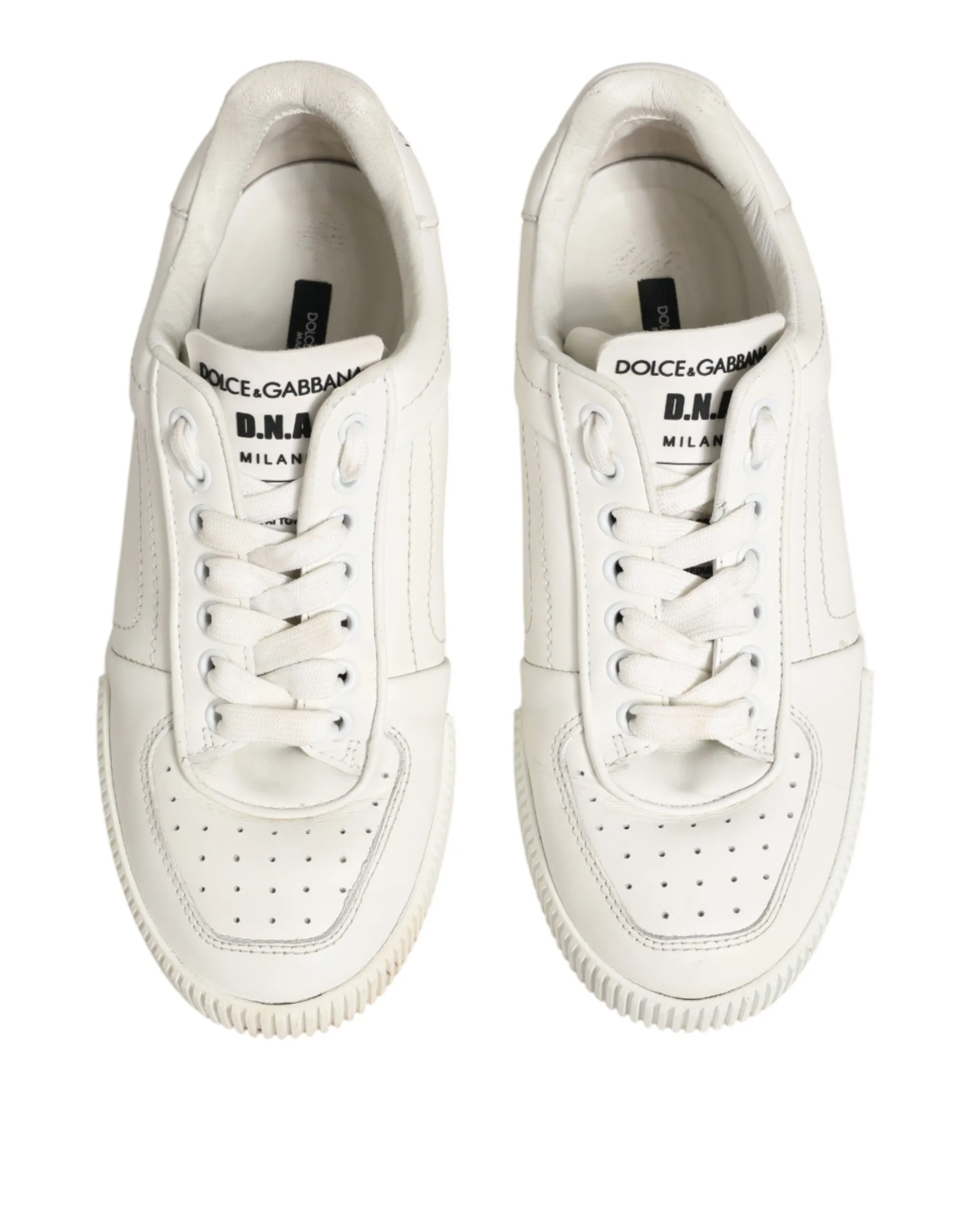 Leather MIAMI Low Top Sneakers Women's Shoes (Pre-Owned) - Dolce & Gabbana - Modalova