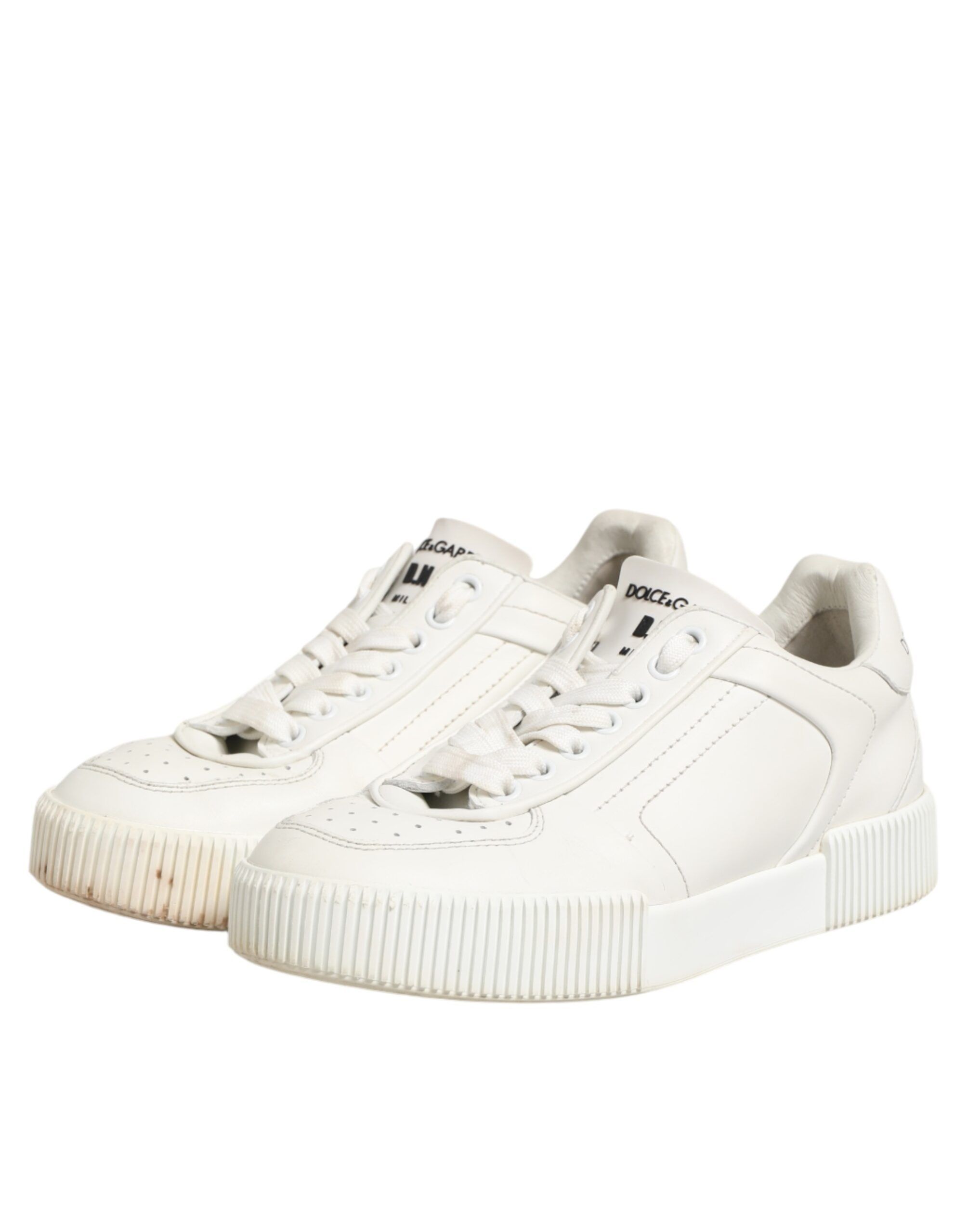 Leather MIAMI Low Top Sneakers Women's Shoes (Pre-Owned) - Dolce & Gabbana - Modalova