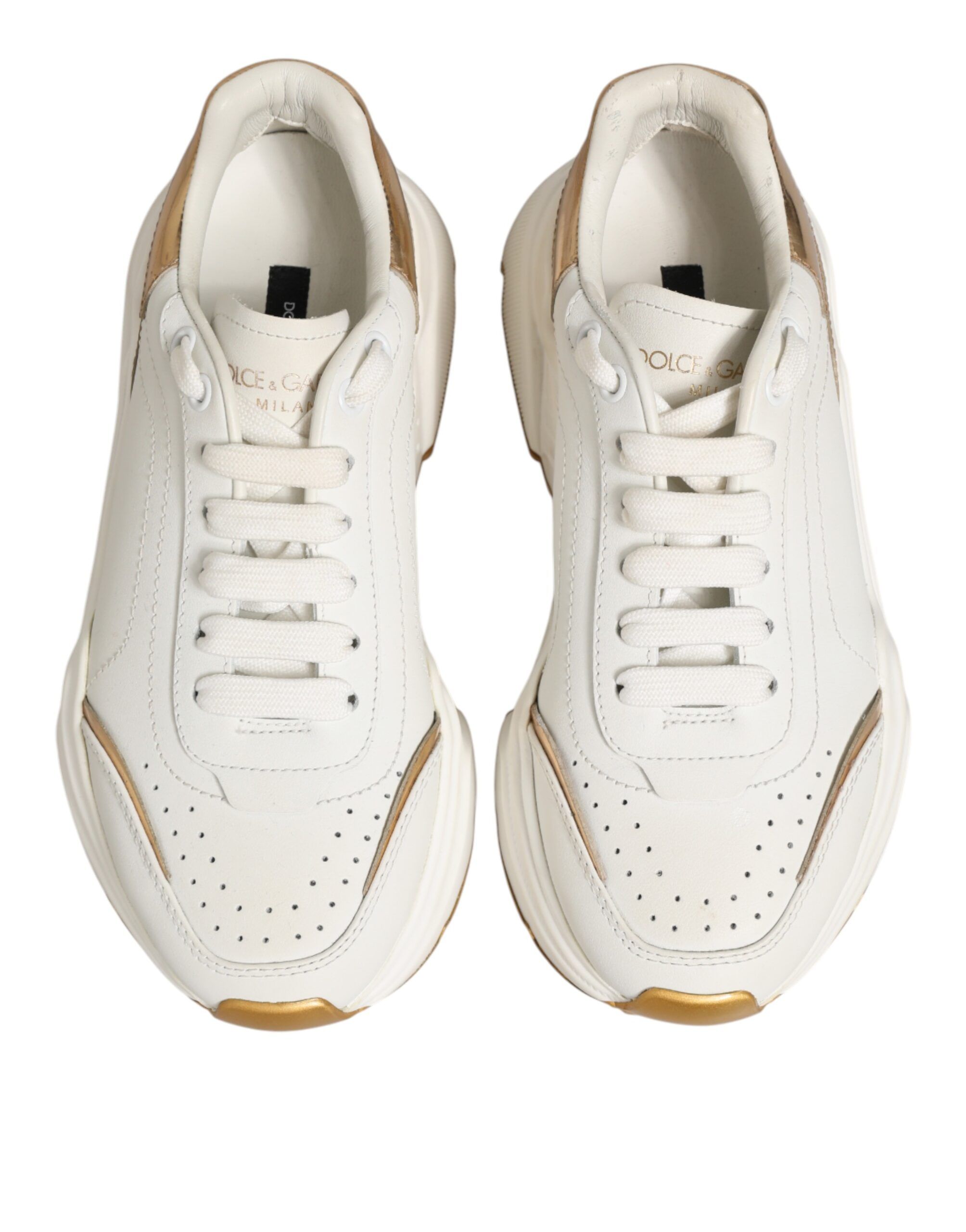 Gold Daymaster Low Top Sneakers Women's Shoes (Pre-Owned) - Dolce & Gabbana - Modalova