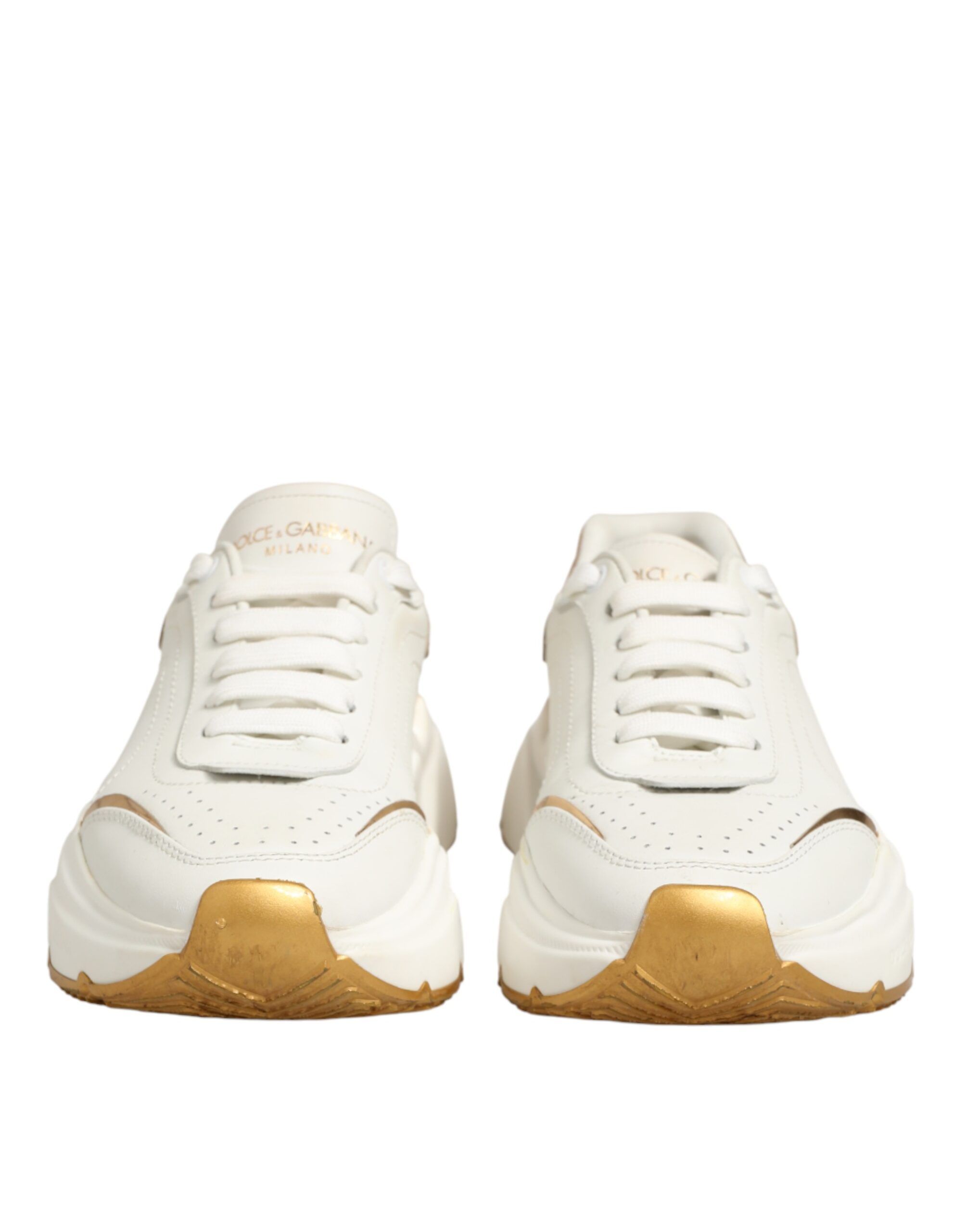 Gold Daymaster Low Top Sneakers Women's Shoes (Pre-Owned) - Dolce & Gabbana - Modalova