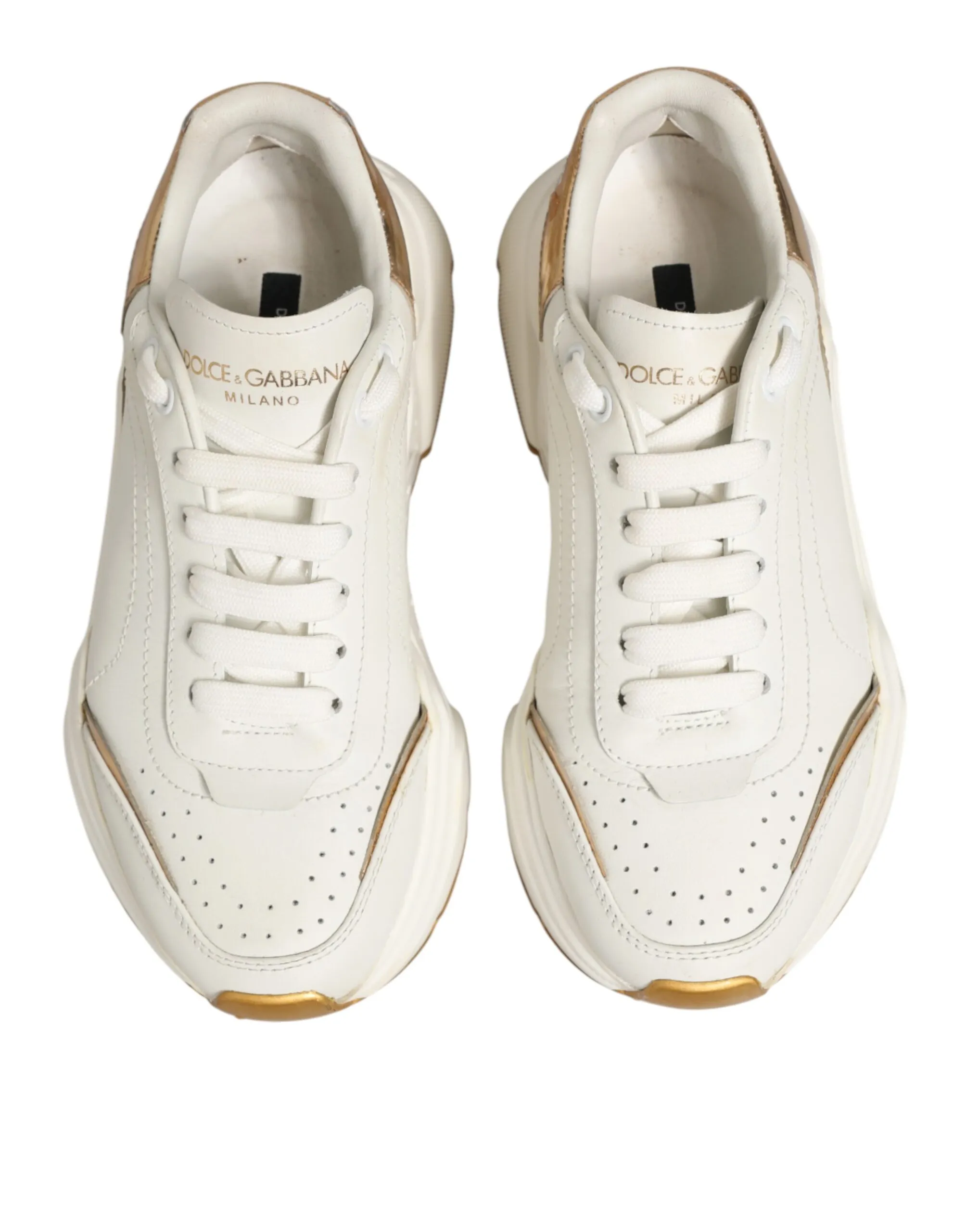 Gold Daymaster Low Top Sneakers Women's Shoes (Pre-Owned) - Dolce & Gabbana - Modalova