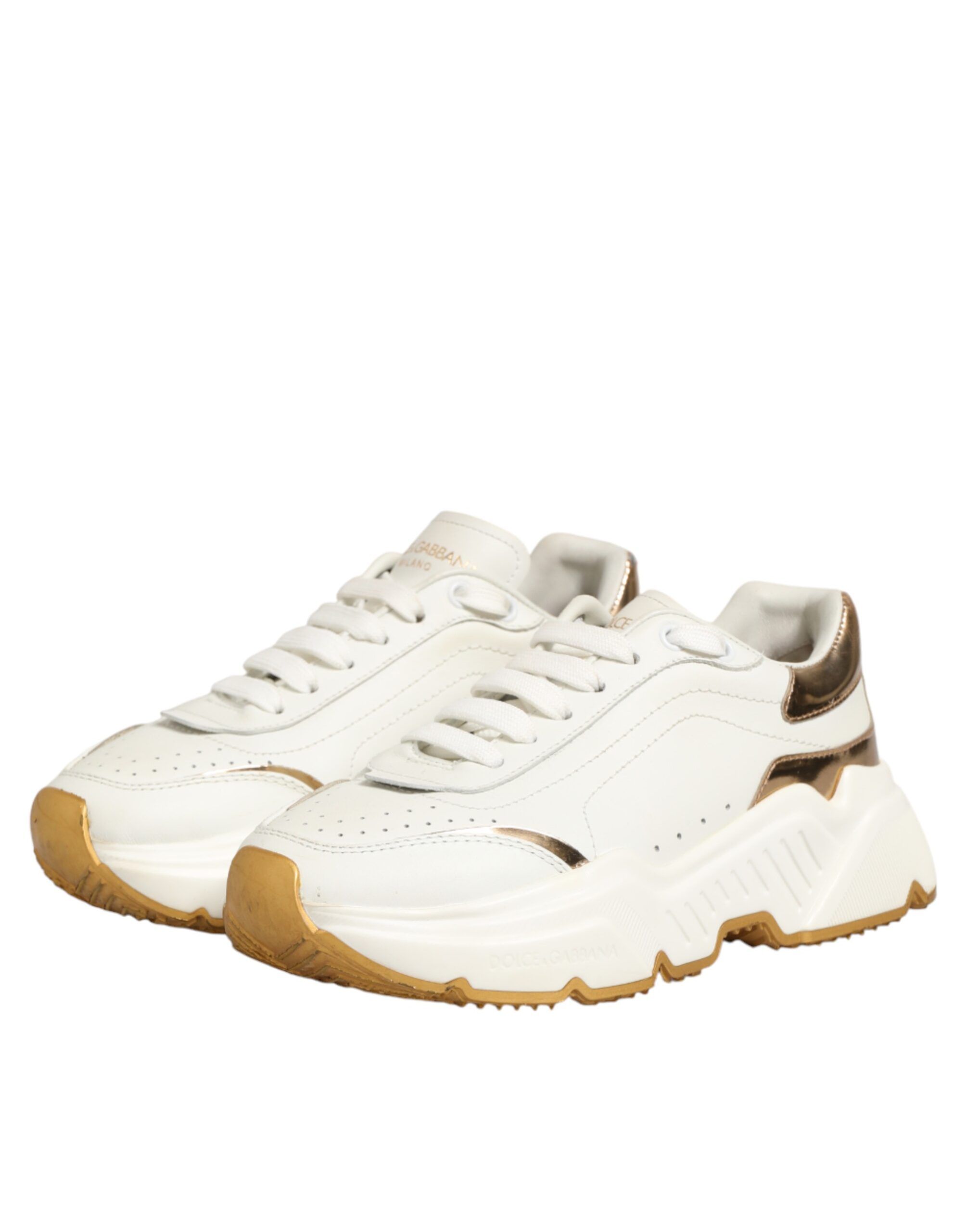 Gold Daymaster Low Top Sneakers Women's Shoes (Pre-Owned) - Dolce & Gabbana - Modalova
