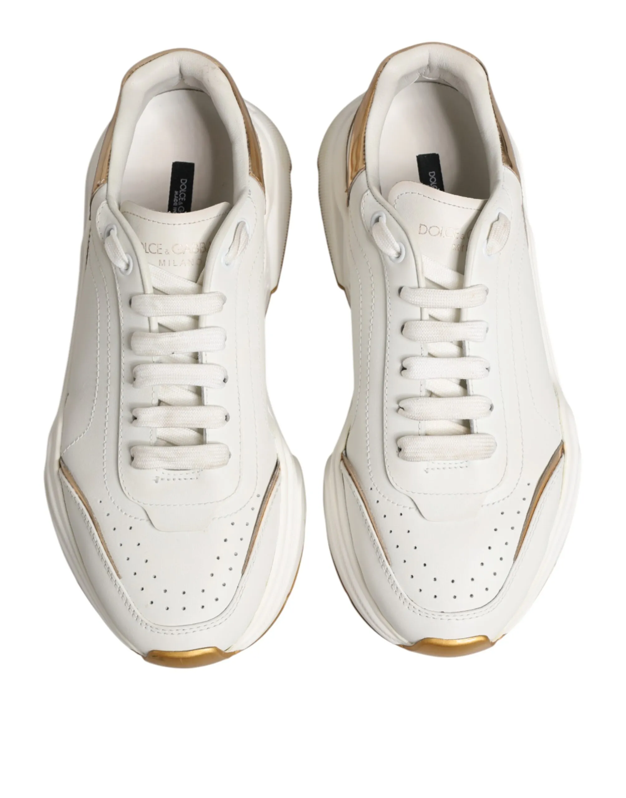 Gold Daymaster Low Top Sneakers Women's Shoes (Pre-Owned) - Dolce & Gabbana - Modalova