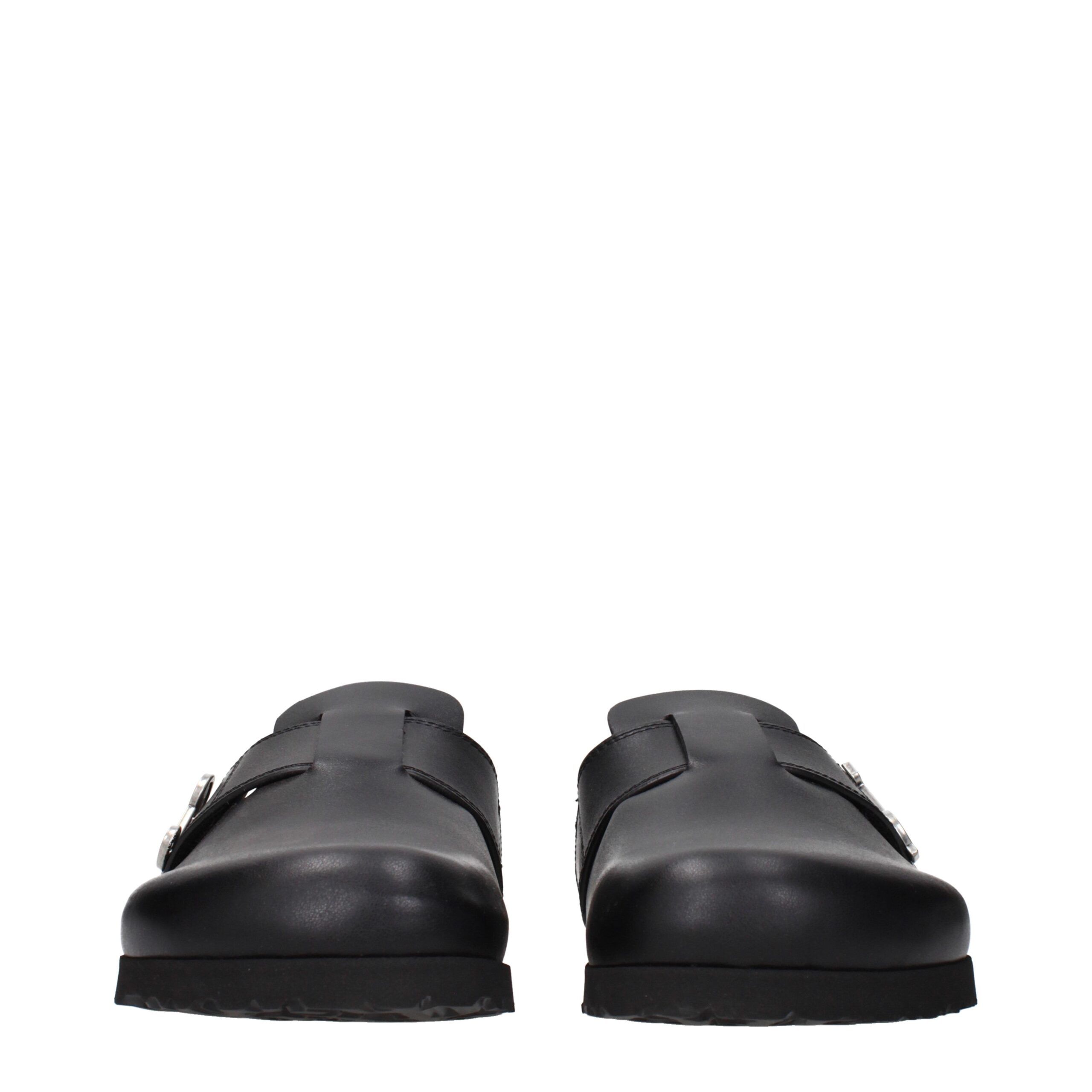 Leather Men's Slippers - Palm Angels - Modalova