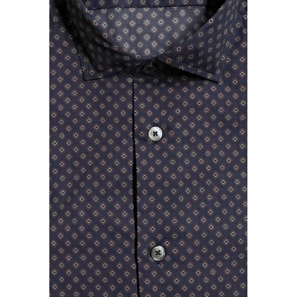 Cotton Men's Slim Fit Men's Shirt - Bagutta - Modalova