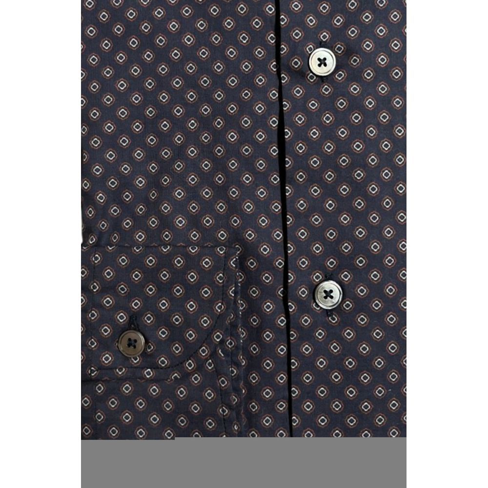 Cotton Men's Slim Fit Men's Shirt - Bagutta - Modalova
