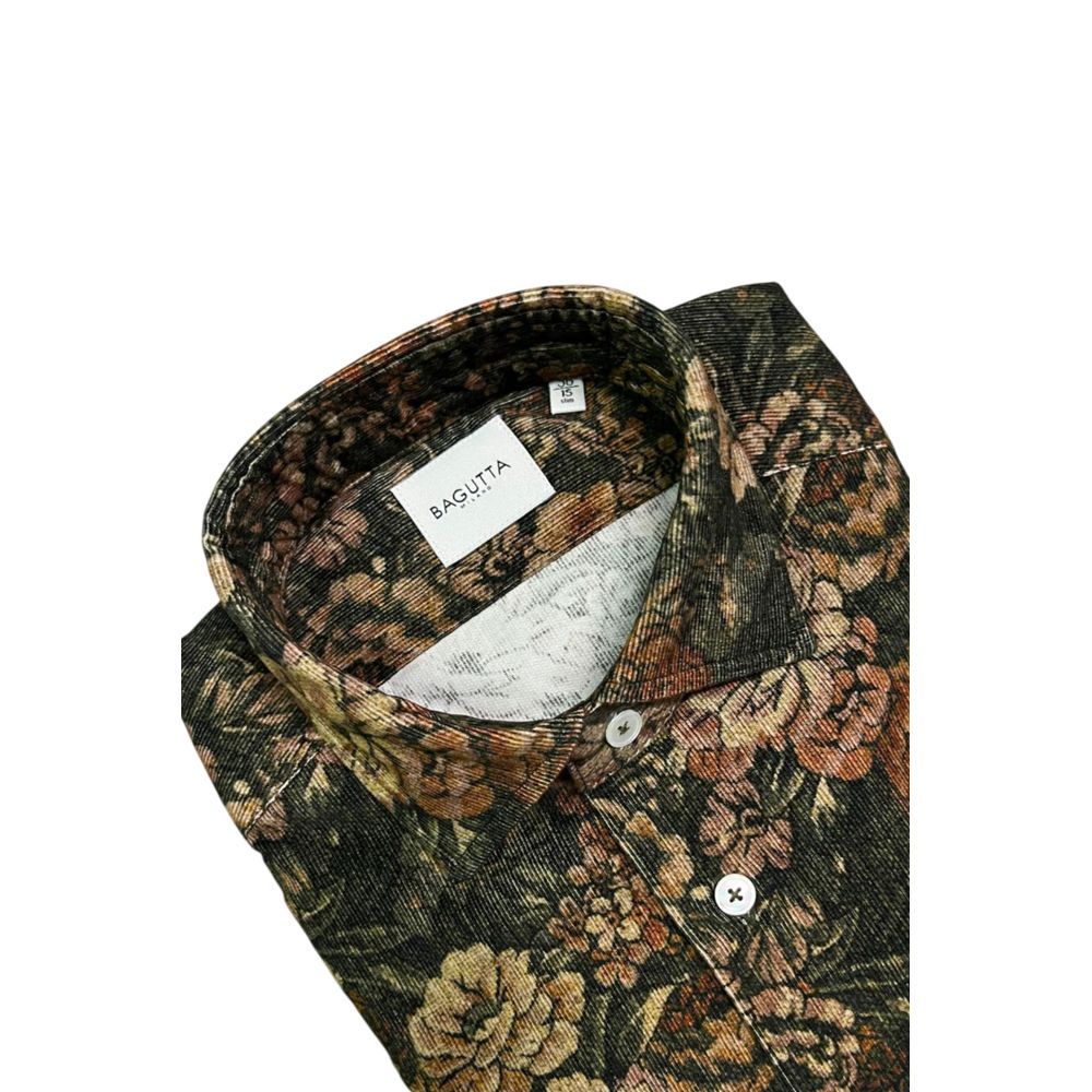 Cotton Men's Men's Shirt - Bagutta - Modalova