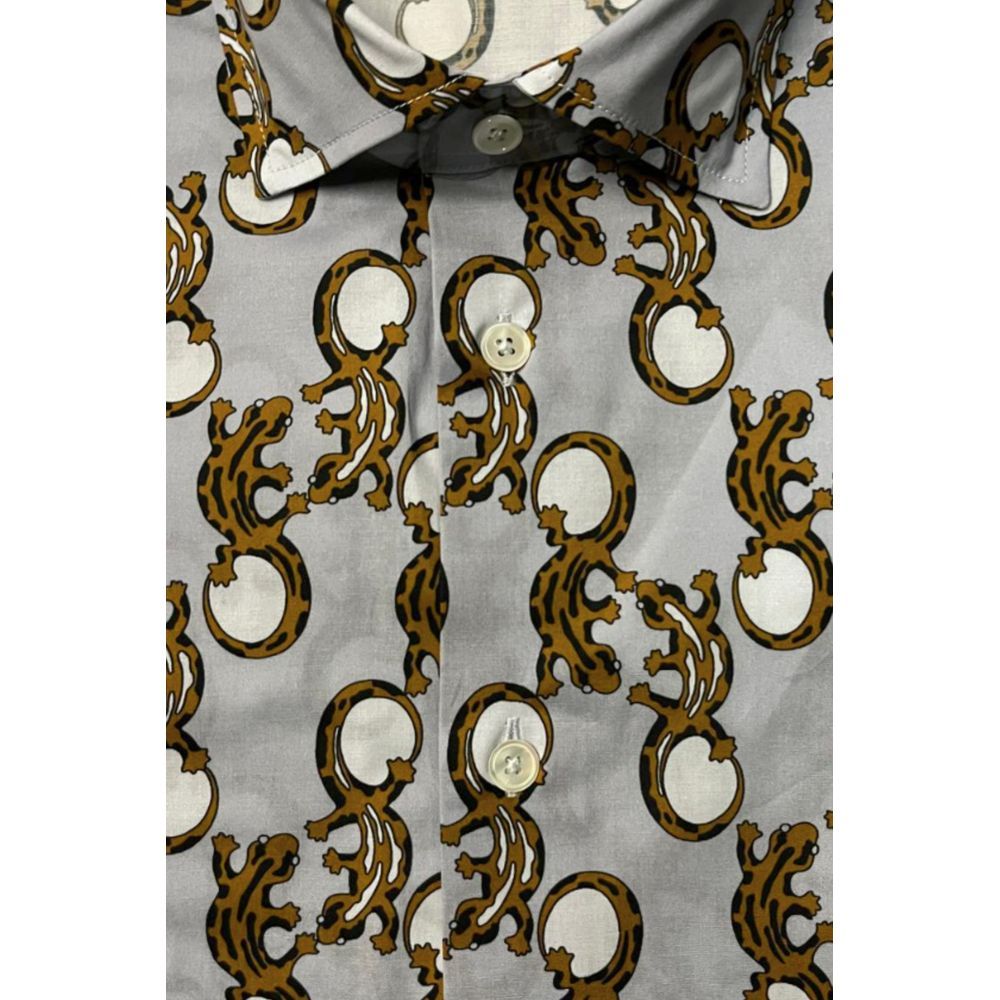 Cotton Men Men's Shirt - Bagutta - Modalova