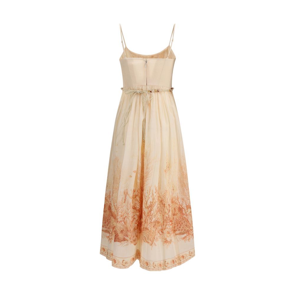 Cotton Long Women's Dress - Zimmermann - Modalova
