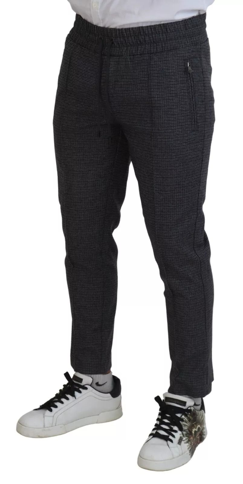 Striped Wool Skinny Trouser Men's Pants - Dolce & Gabbana - Modalova