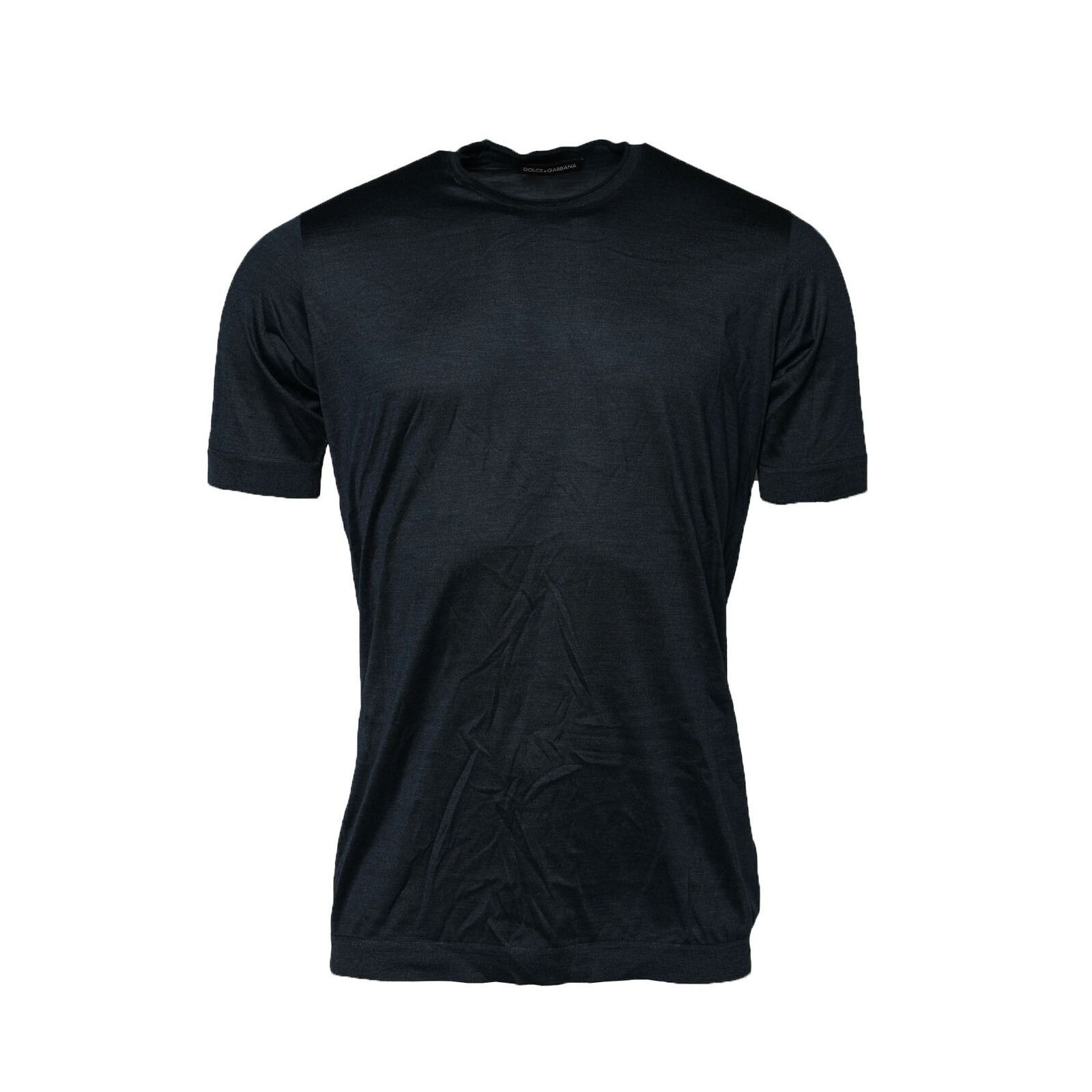 Dark Silk Crew Neck Short Sleeve Men's T-shirt (Pre-Owned) - Dolce & Gabbana - Modalova