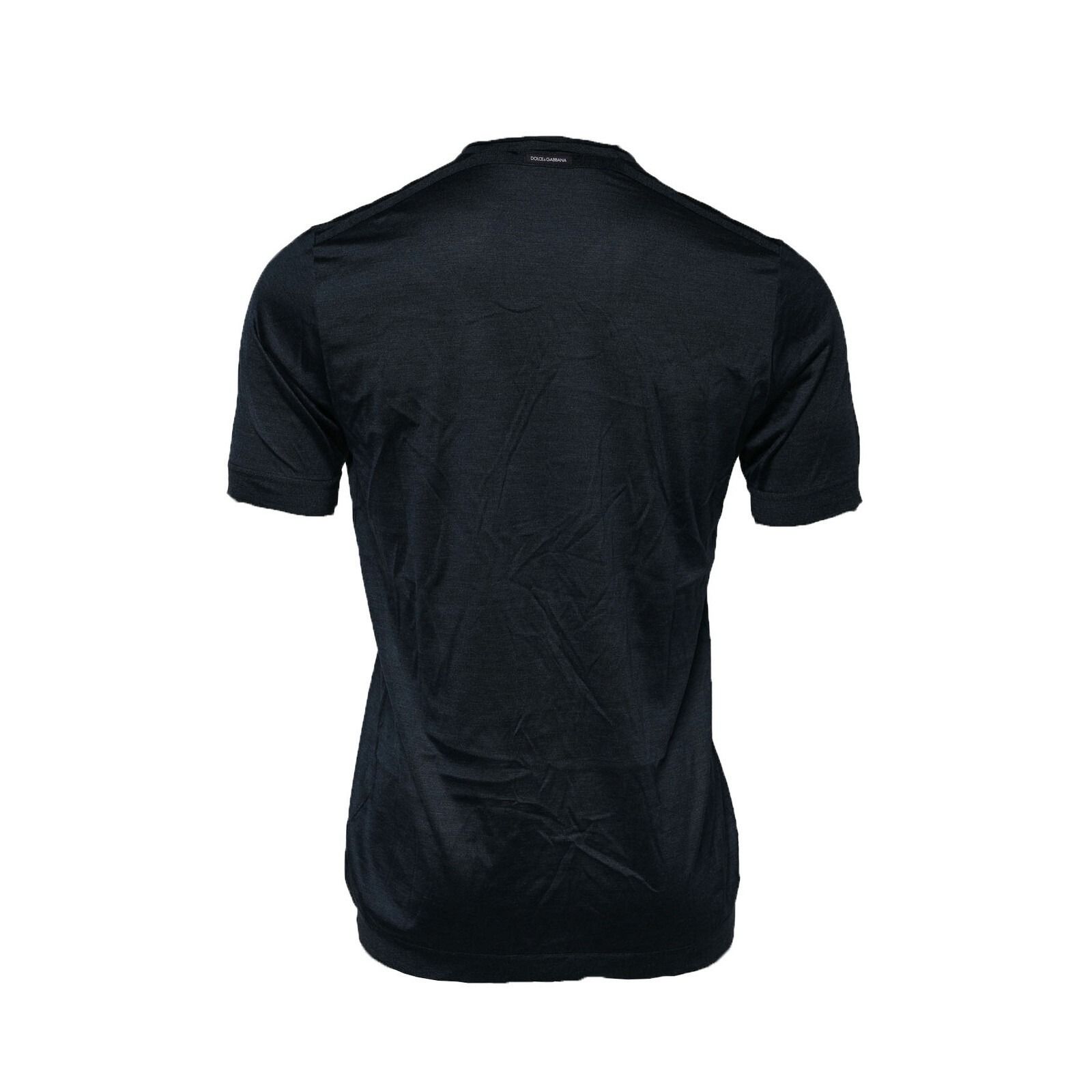 Dark Silk Crew Neck Short Sleeve Men's T-shirt (Pre-Owned) - Dolce & Gabbana - Modalova