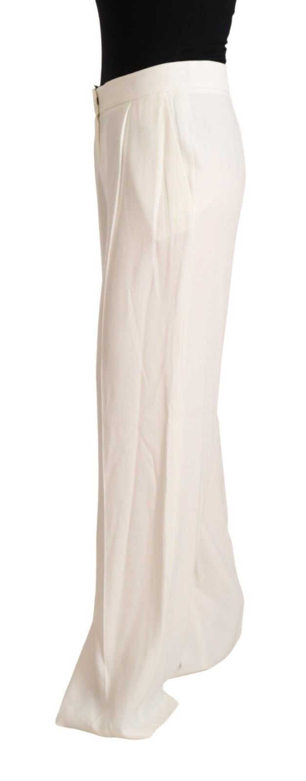 High Waist Pleated Straight Formal Trouser Women's Pants (Pre-Owned) - Tonello - Modalova