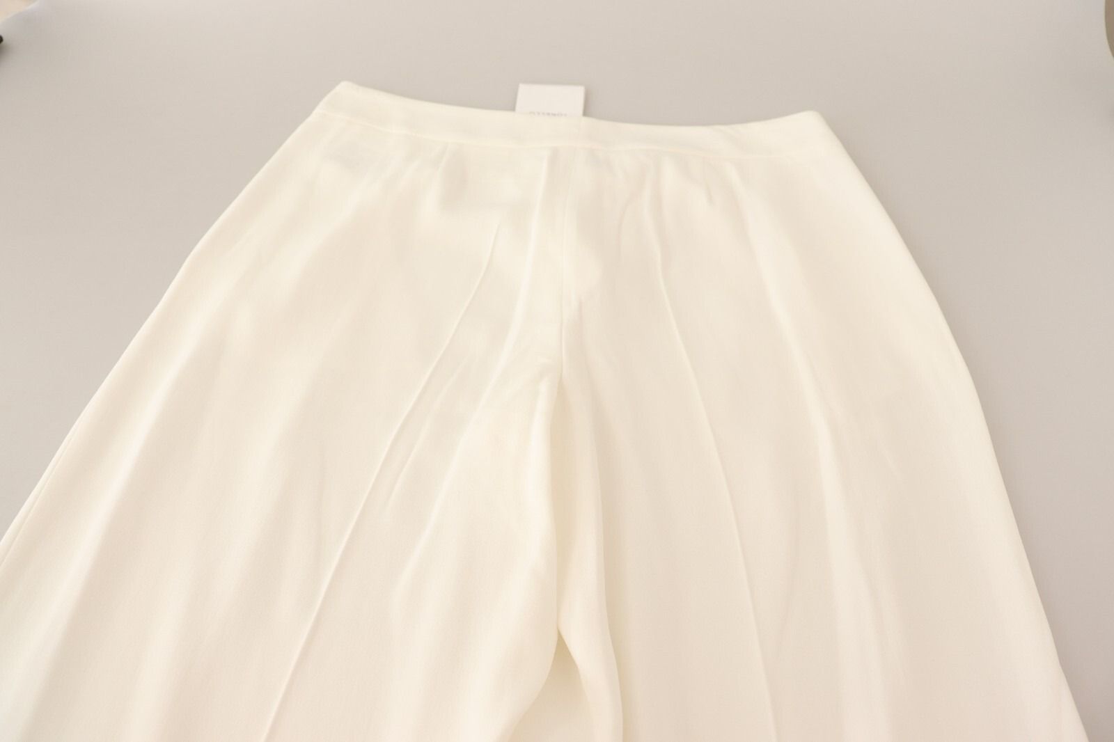 High Waist Pleated Straight Formal Trouser Women's Pants (Pre-Owned) - Tonello - Modalova