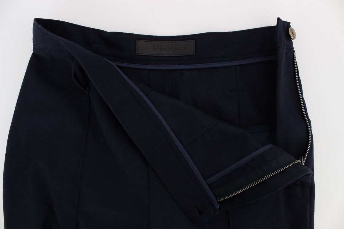 Virgin Wool Slim Fit Casual Women's Pants - Ermanno Scervino - Modalova
