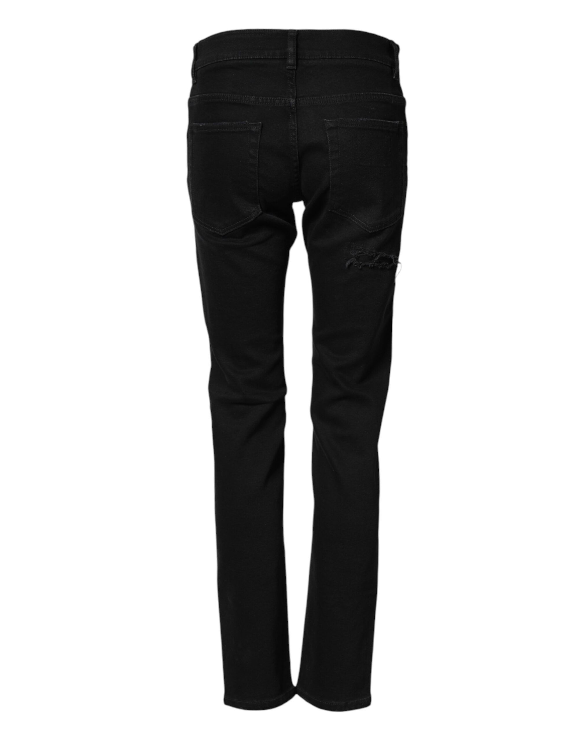 Tattered Cotton Men Skinny Denim Men's Jeans - Dolce & Gabbana - Modalova