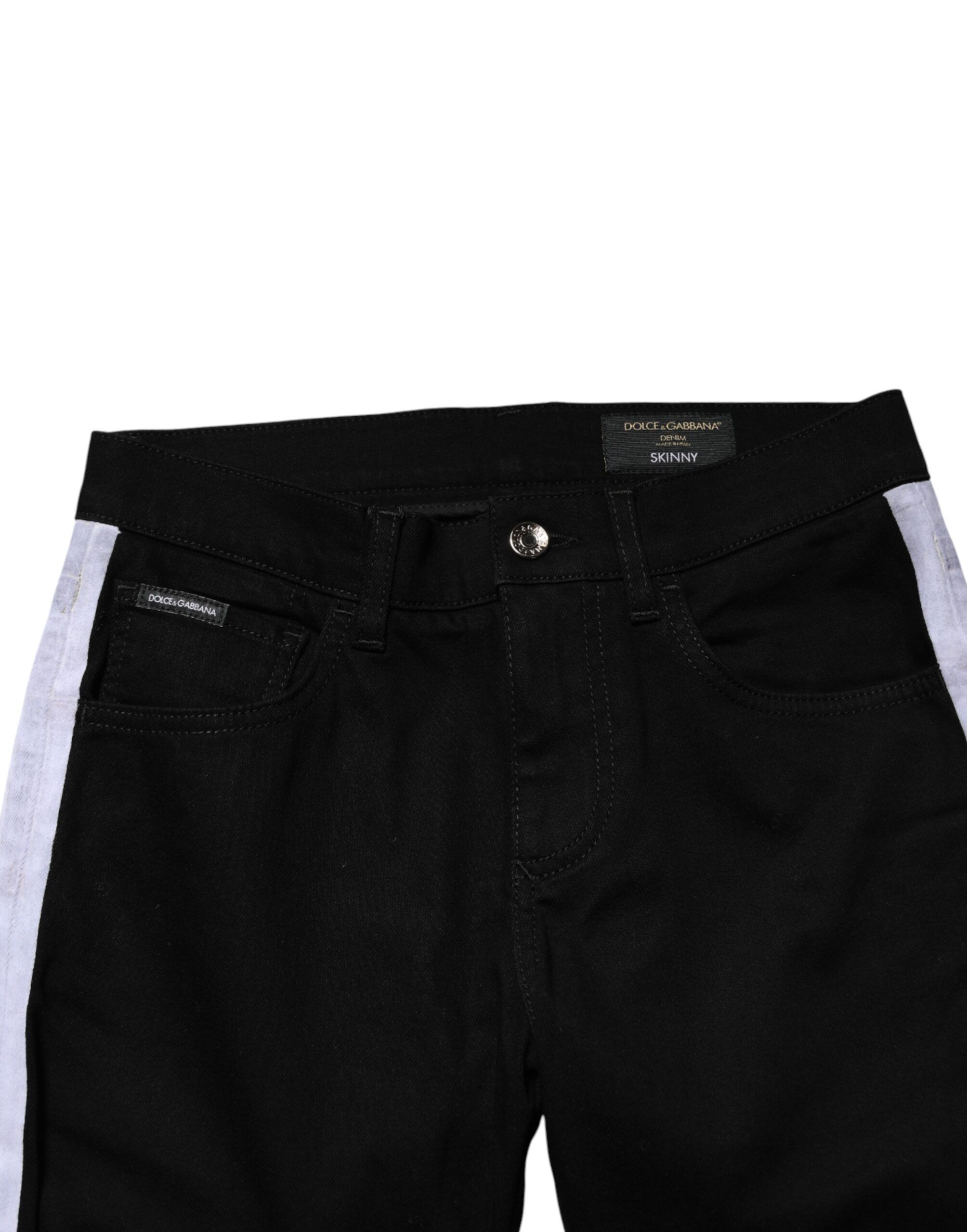 Cotton MidWaist Skinny Denim Logo Men's Jeans (Pre-Owned) - Dolce & Gabbana - Modalova