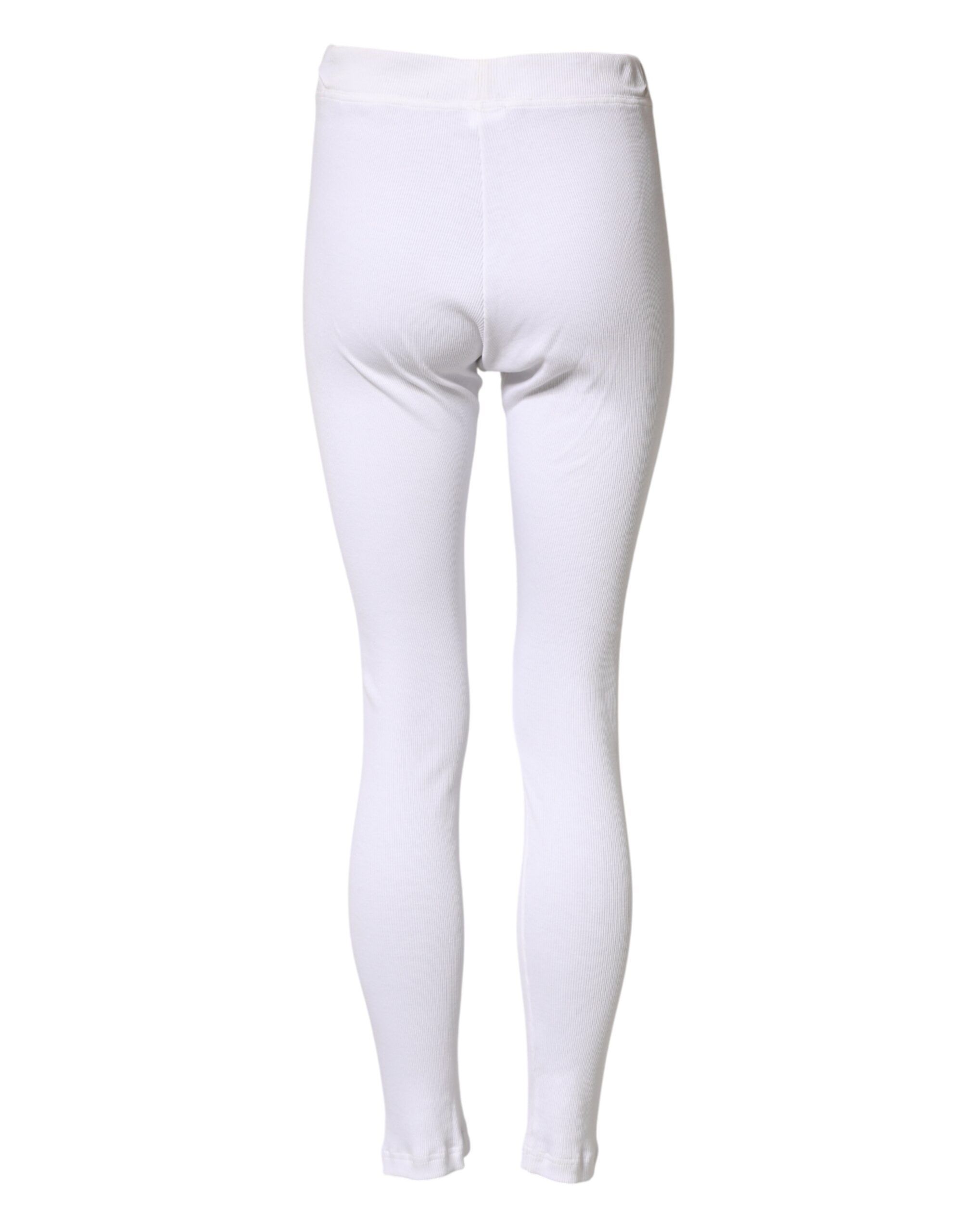 Cotton Mid Waist Tights Leggings Men's Pants - Dolce & Gabbana - Modalova