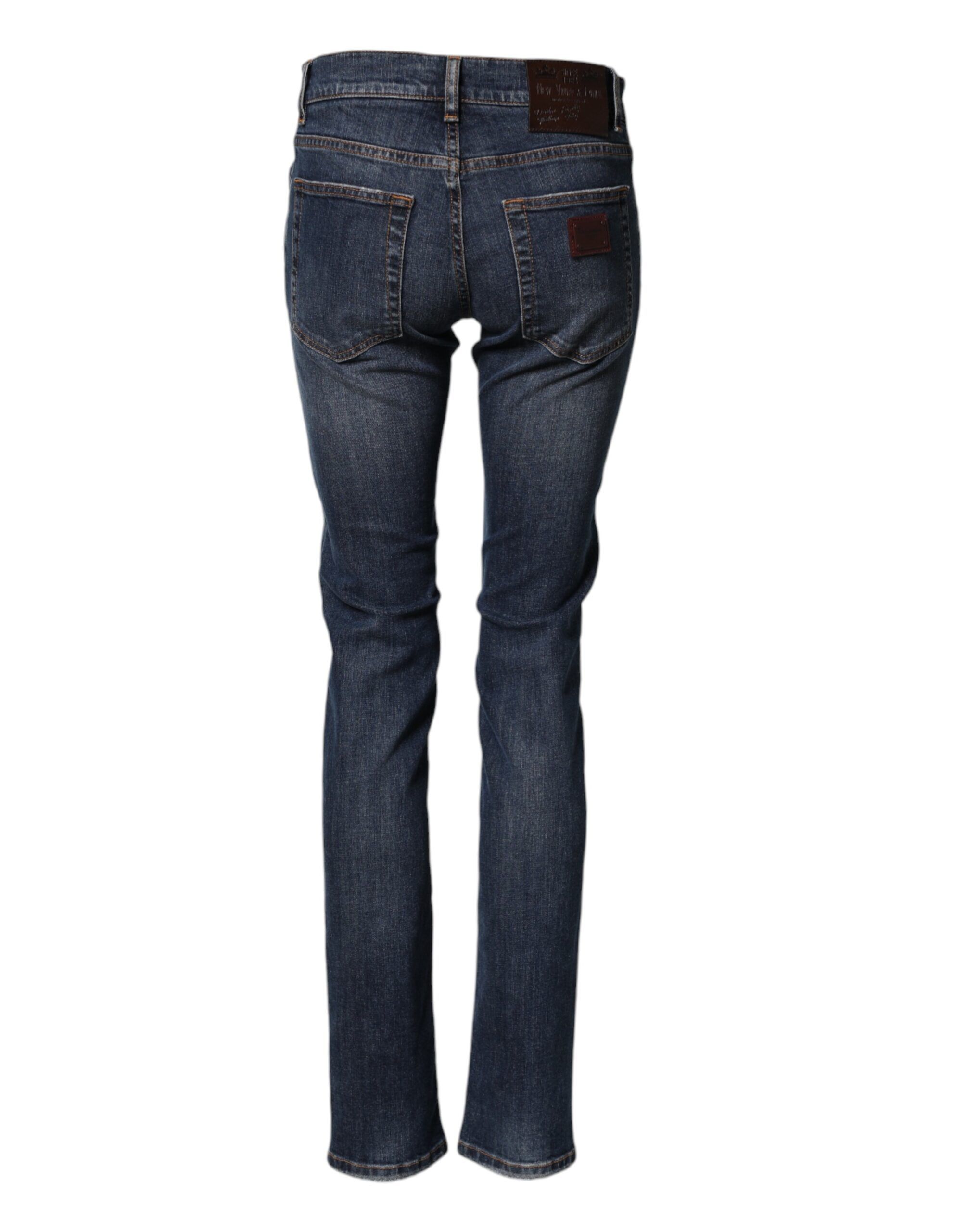Cotton Stretch Skinny Men Denim Men's Jeans - Dolce & Gabbana - Modalova