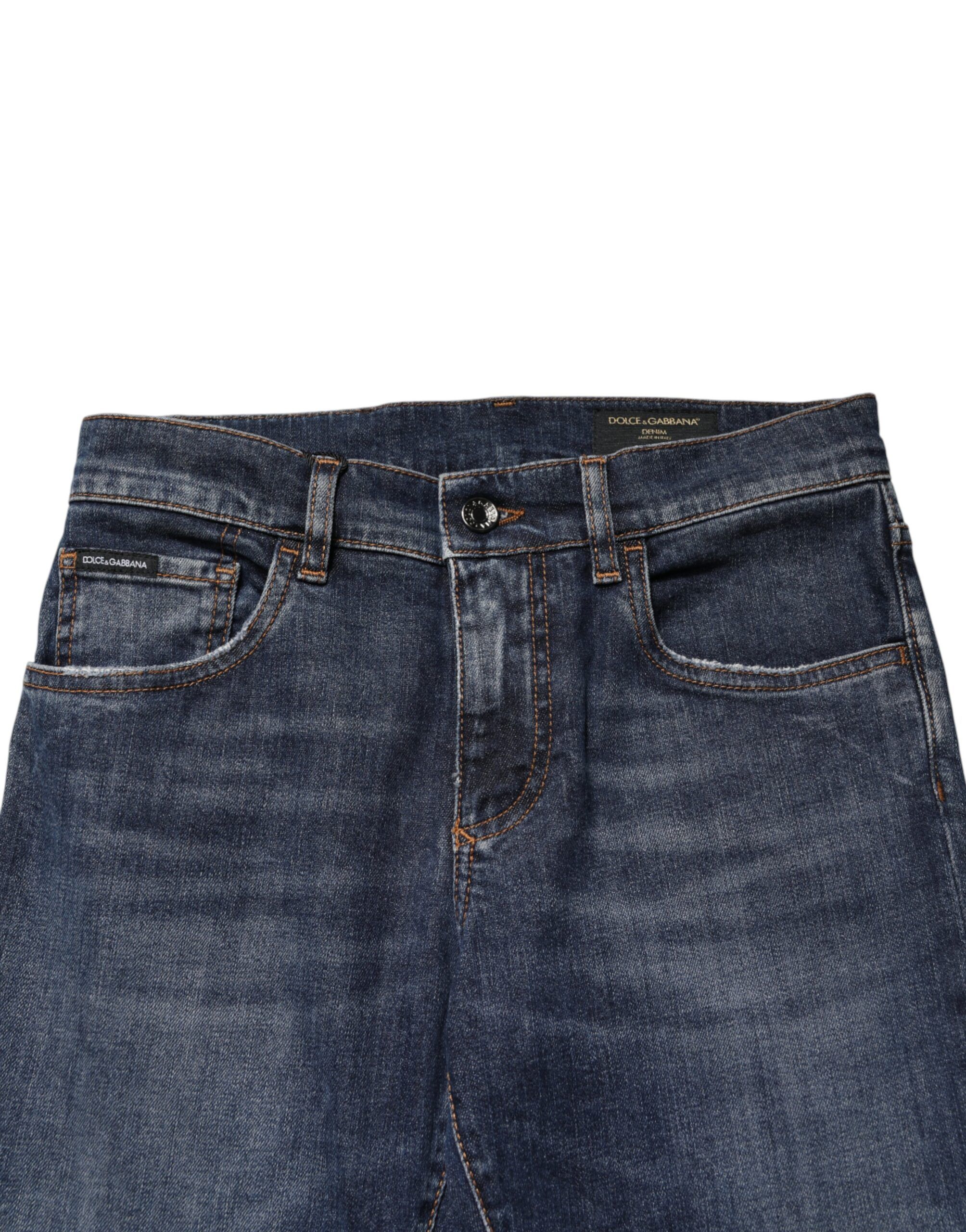 Cotton Stretch Skinny Men Denim Men's Jeans - Dolce & Gabbana - Modalova