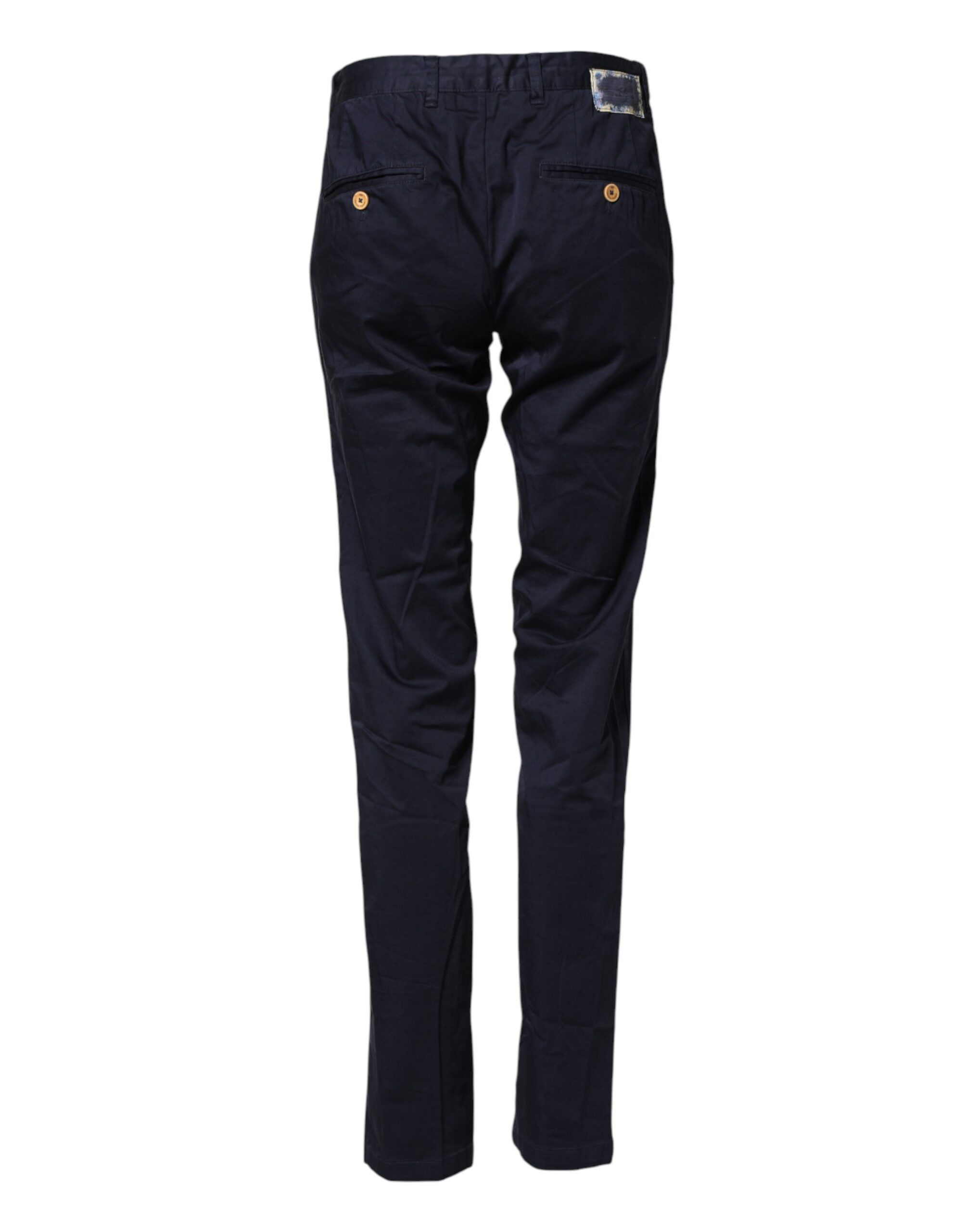 Dark Cotton Skinny Men Trouser Men's Pants (Pre-Owned) - Domenico Tagliente - Modalova