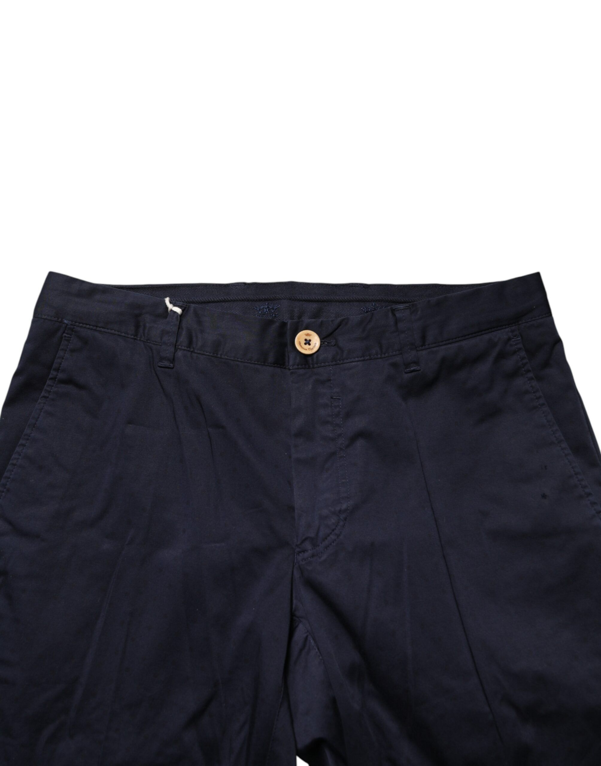 Dark Cotton Skinny Men Trouser Men's Pants (Pre-Owned) - Domenico Tagliente - Modalova
