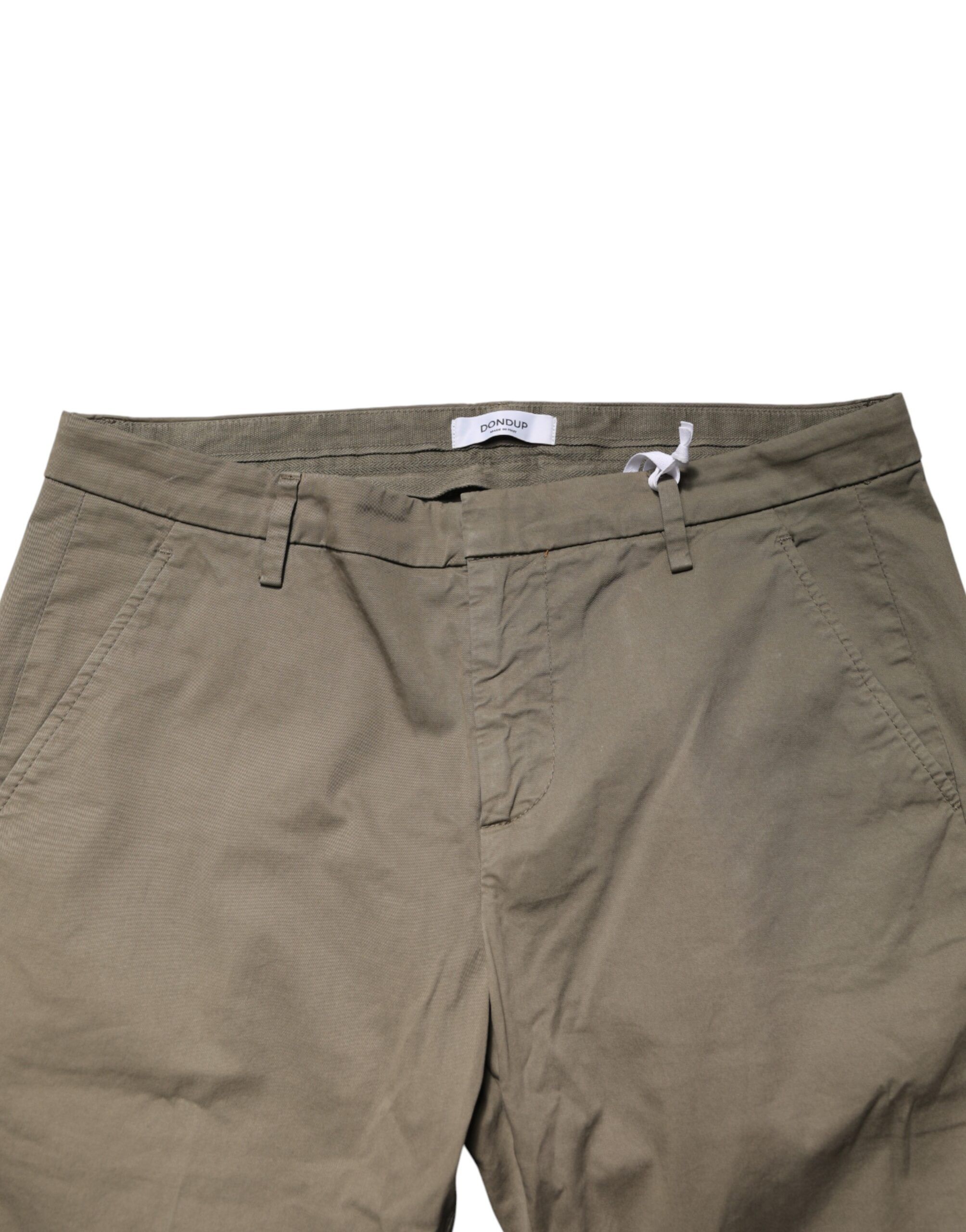 Cotton Stretch Straight Chino Men Trouser Men's Pants - Dondup - Modalova