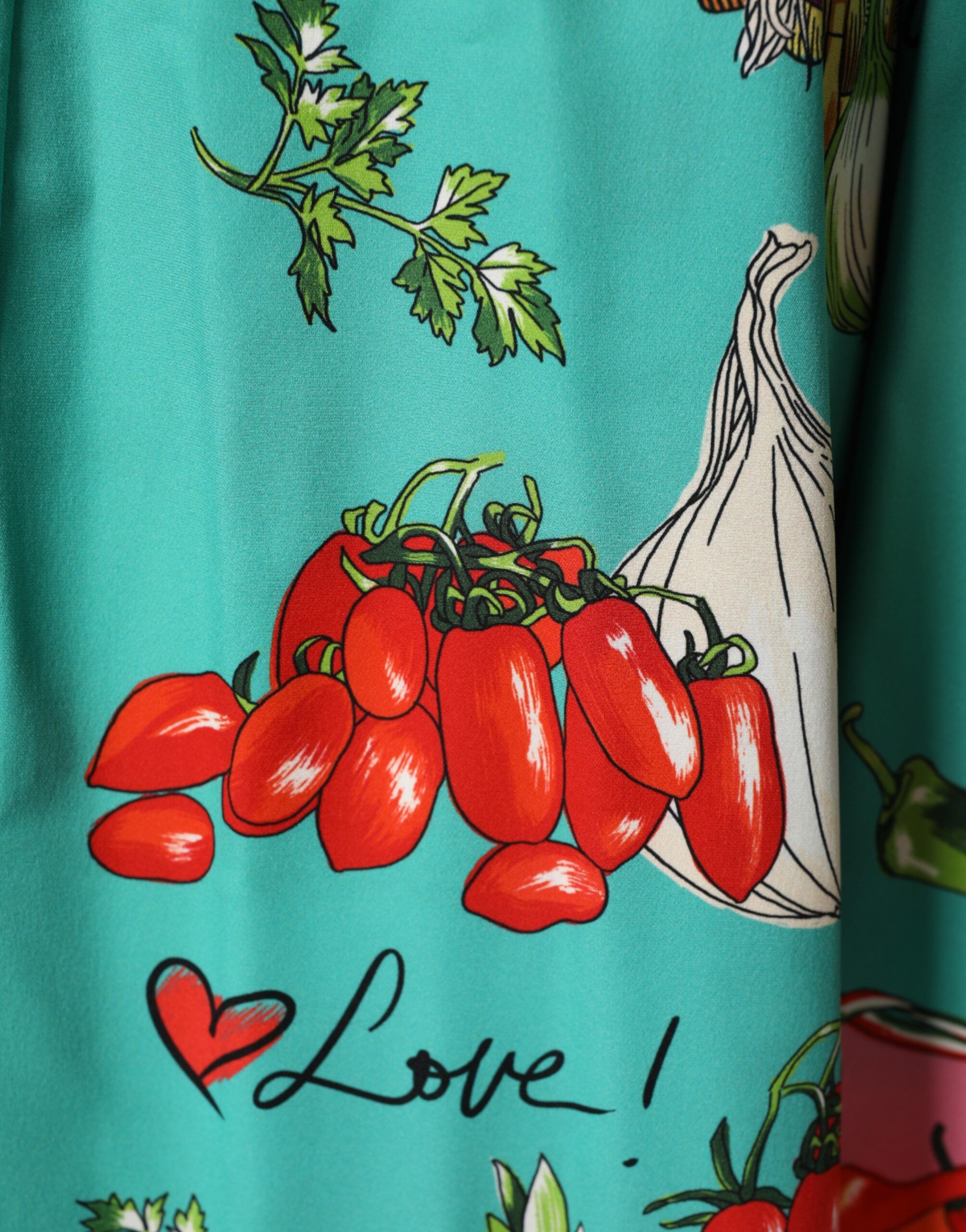 Printed Long Sleeve Wrap Coat Women's Dress (Pre-Owned) - Dolce & Gabbana - Modalova